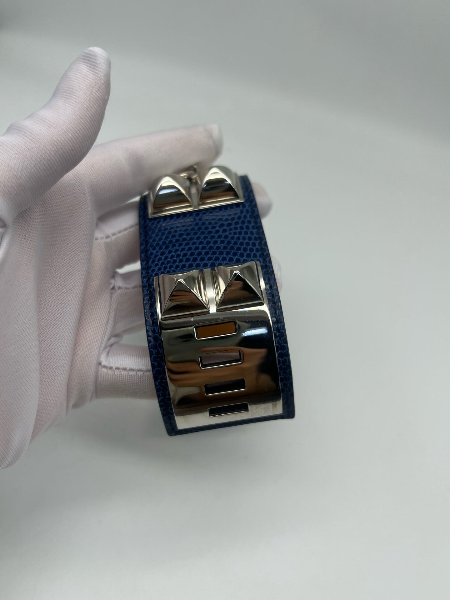Hermes Blue Bangle