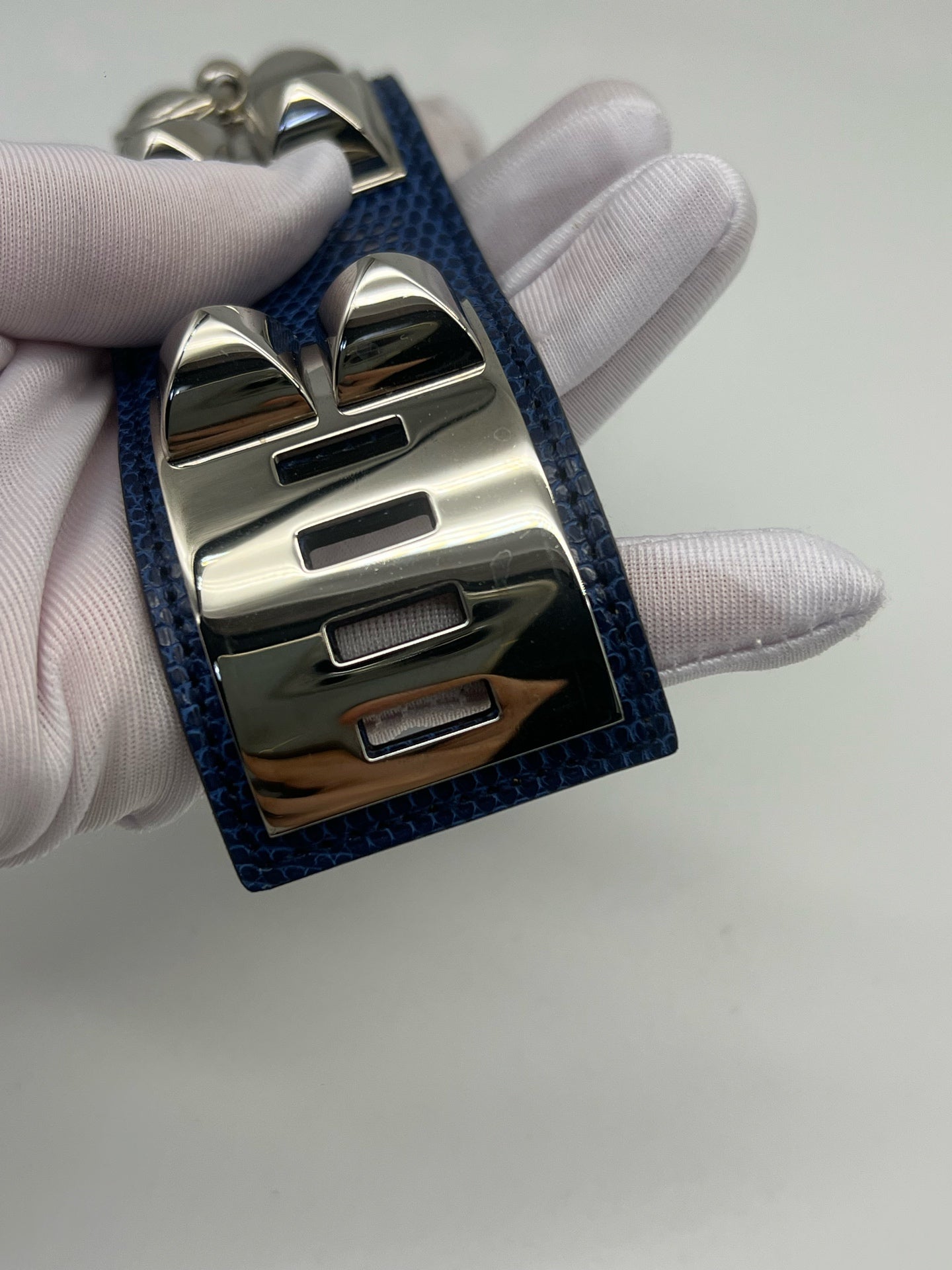Hermes Blue Bangle