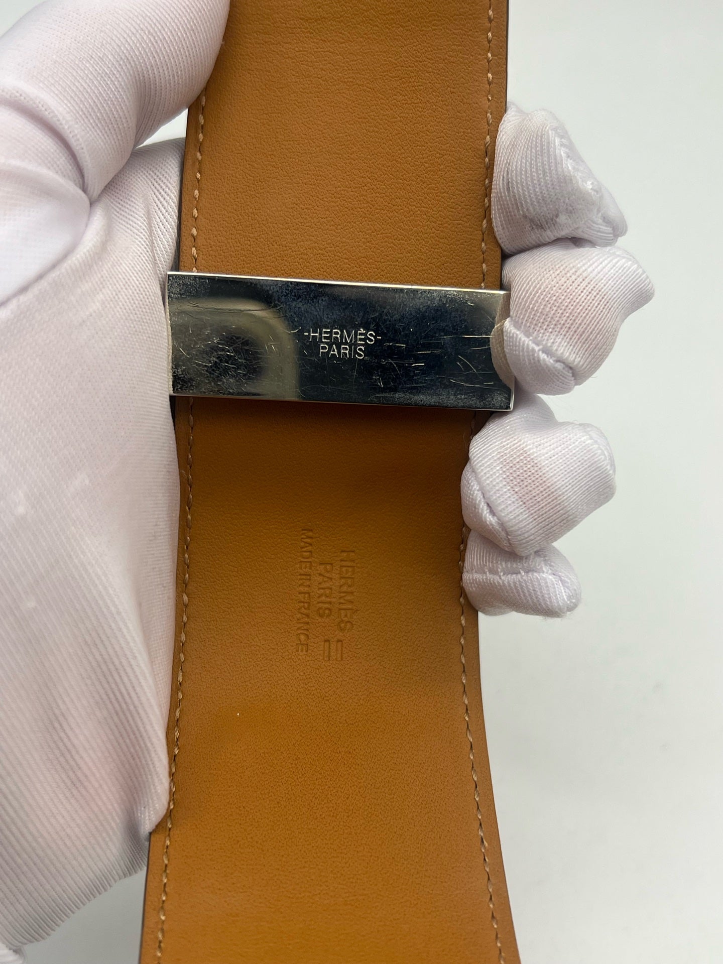Hermes Blue Bangle