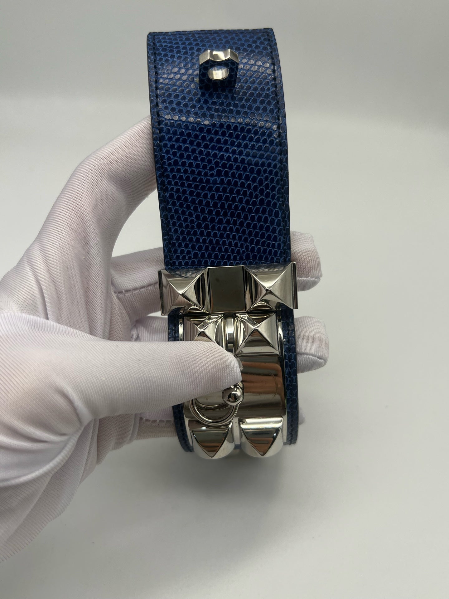 Hermes Blue Bangle