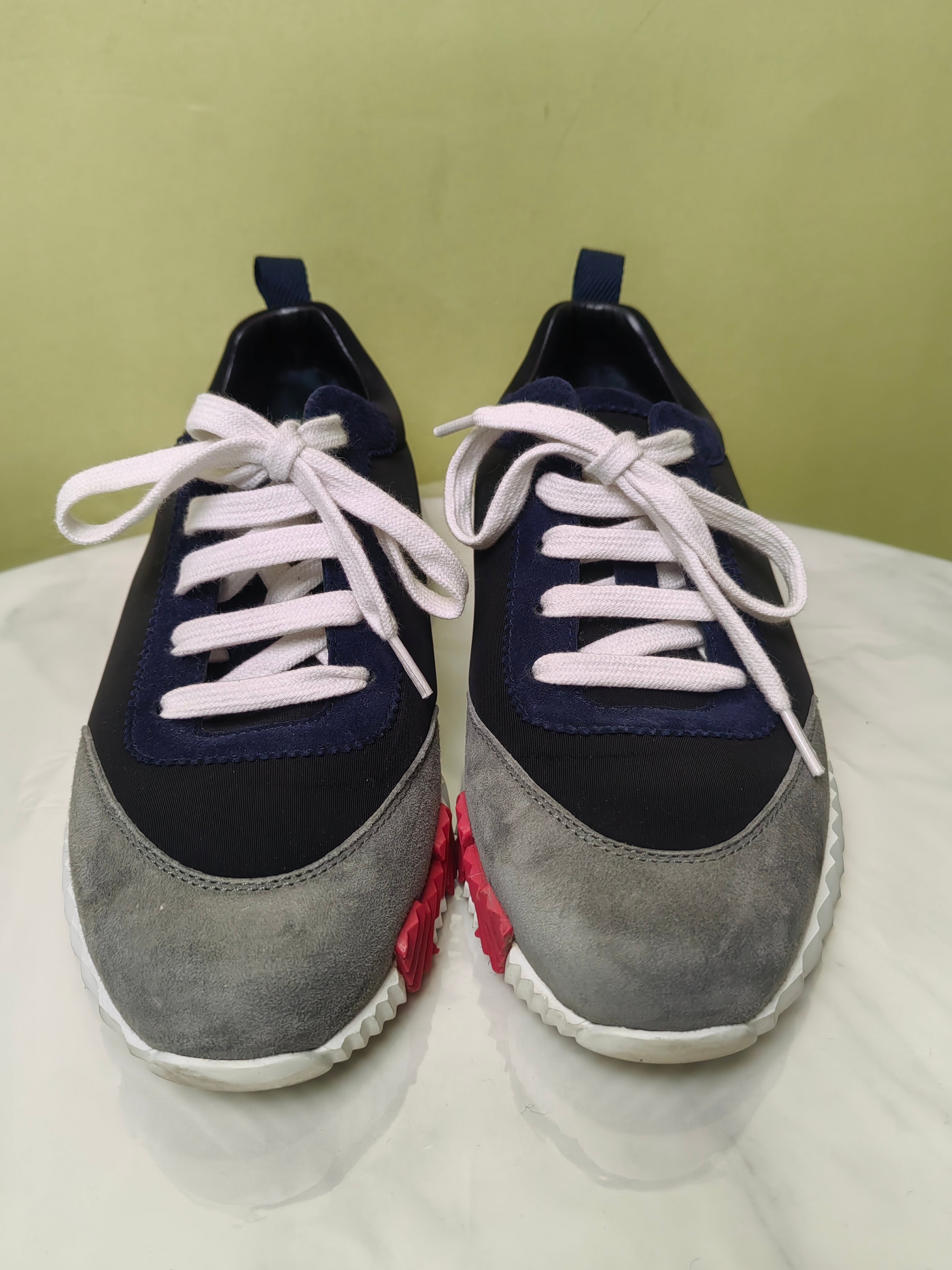 Hermes Blue Athletic sneakers