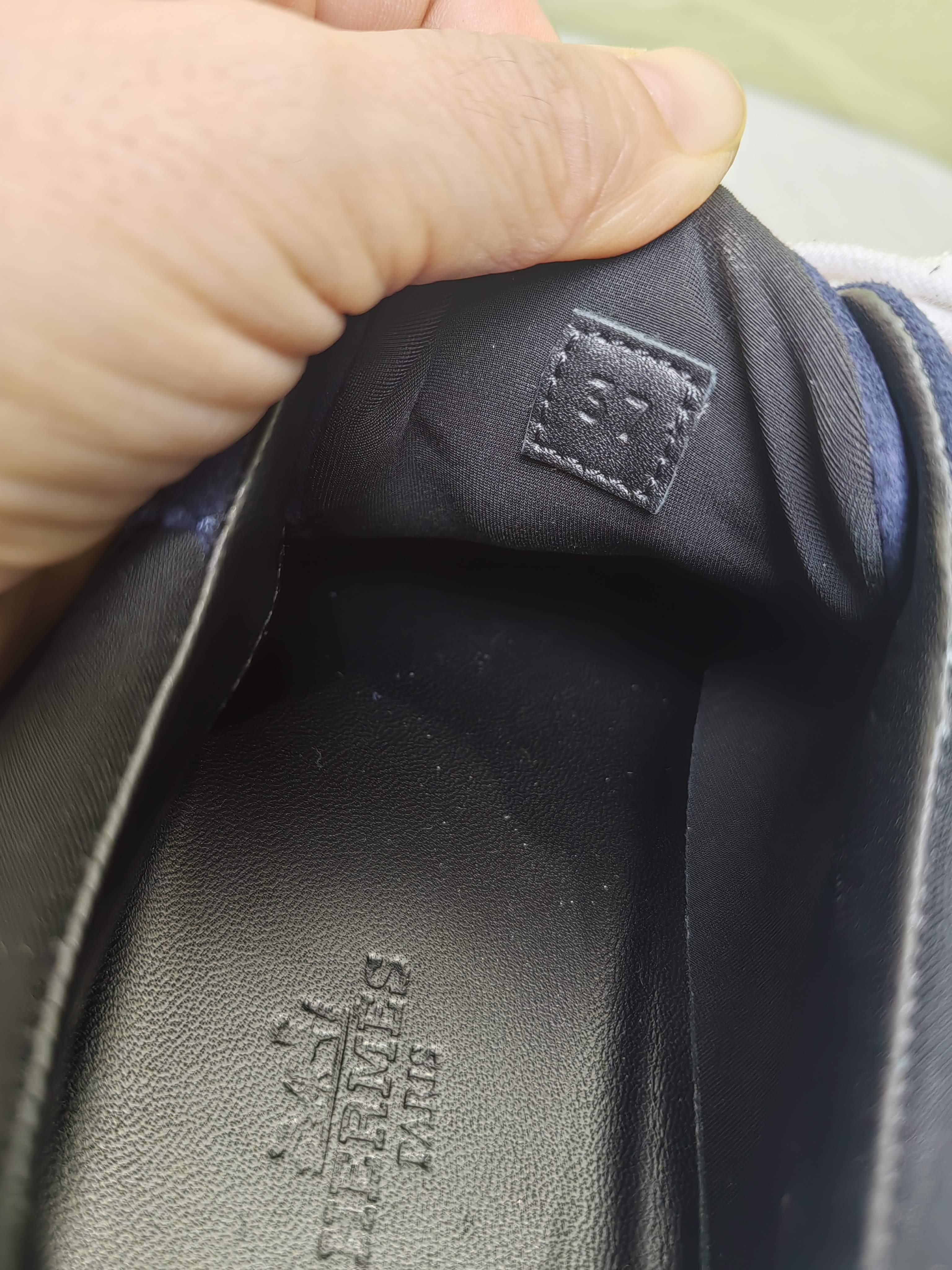 Hermes Blue Athletic sneakers