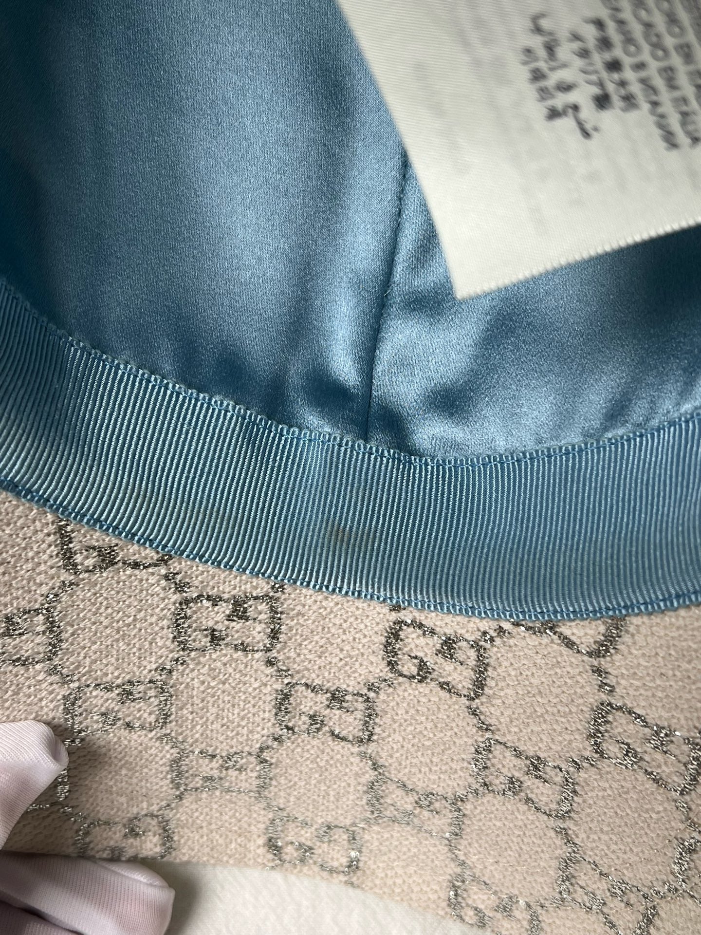 Gucci Silver Baseball cap