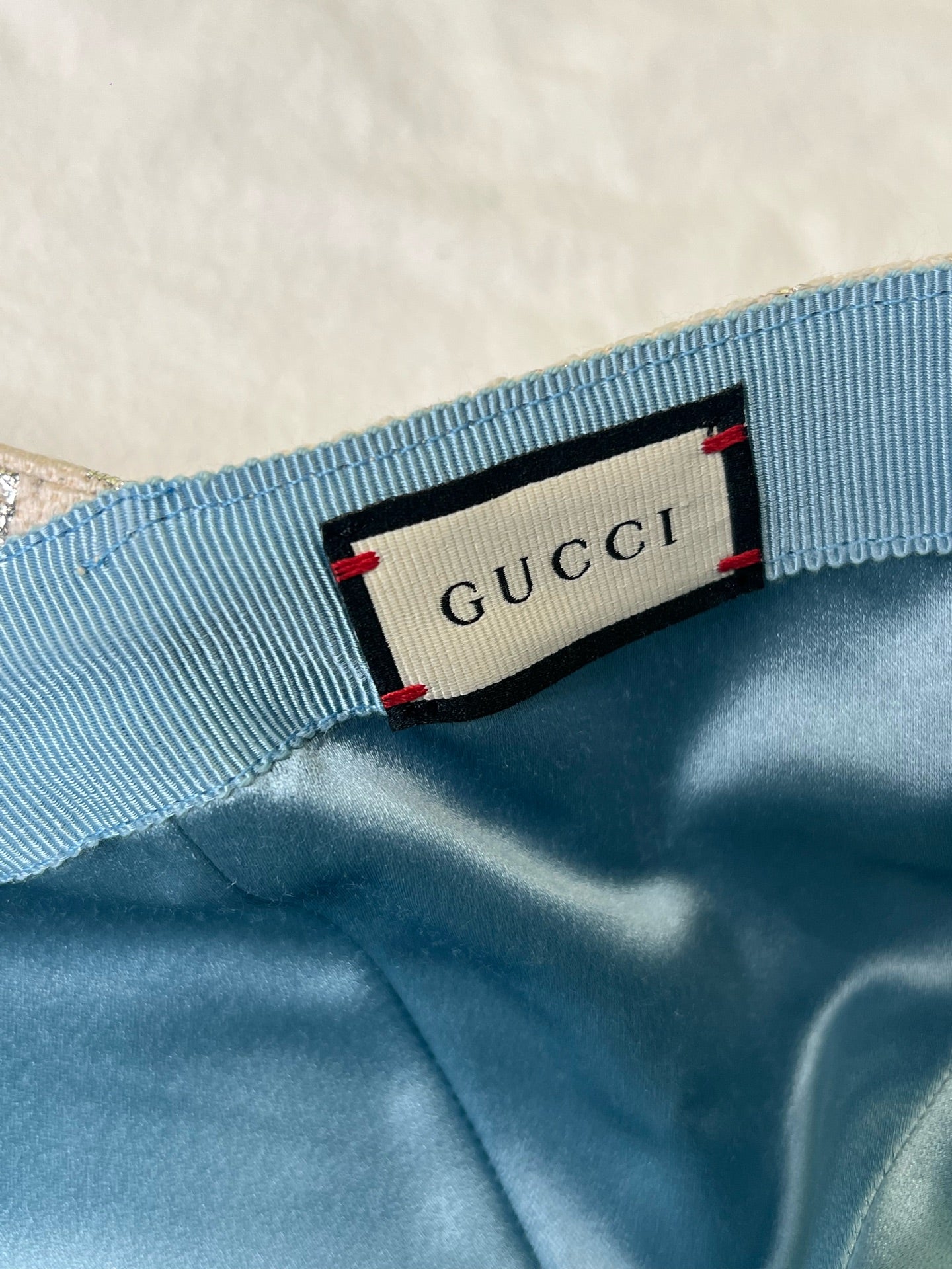 Gucci Silver Baseball cap
