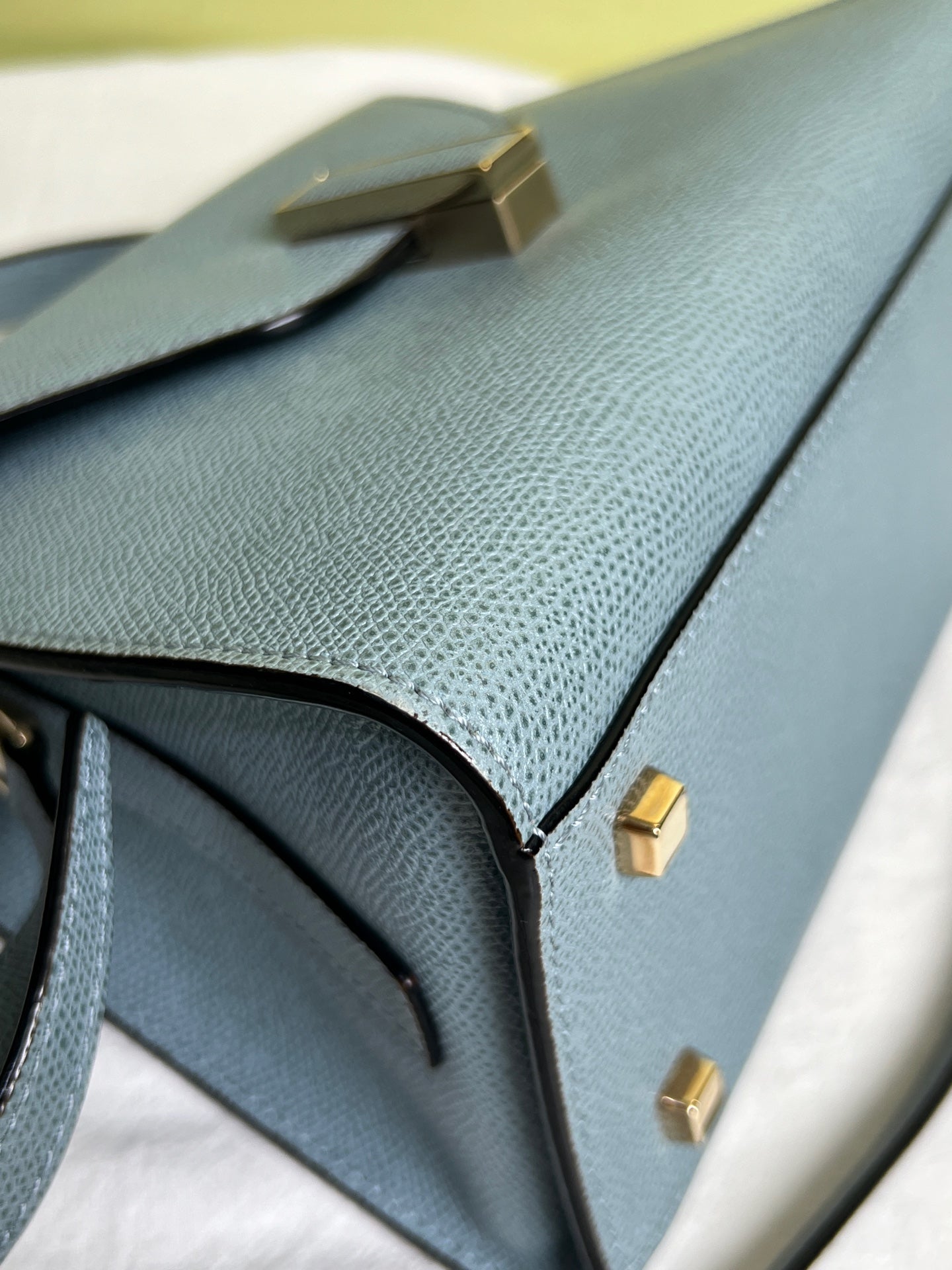 VALEXTRA Blue Shoulder Bag