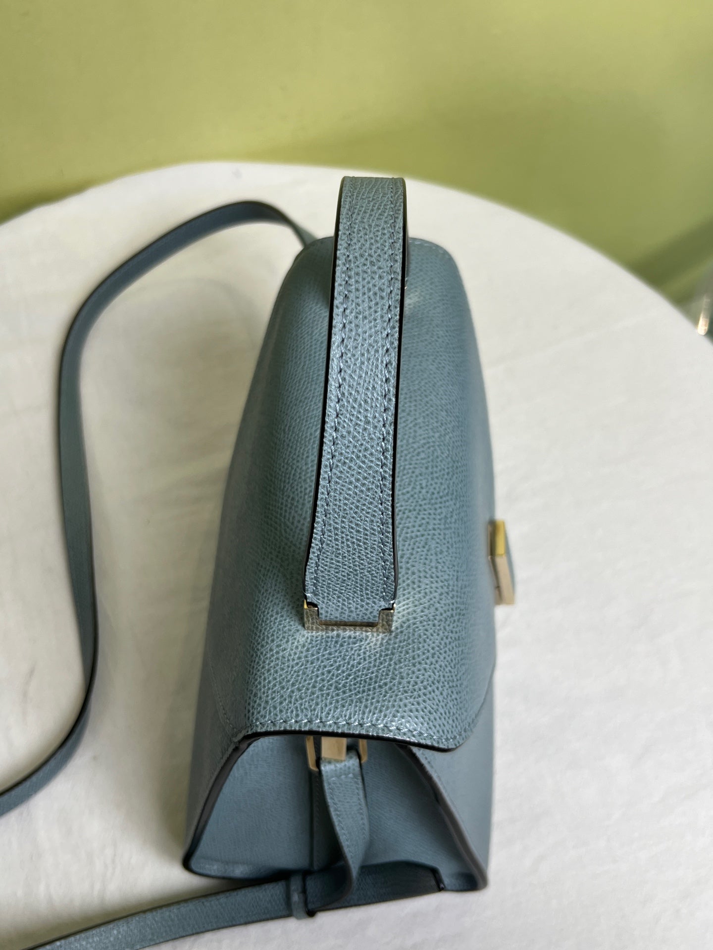 VALEXTRA Blue Shoulder Bag