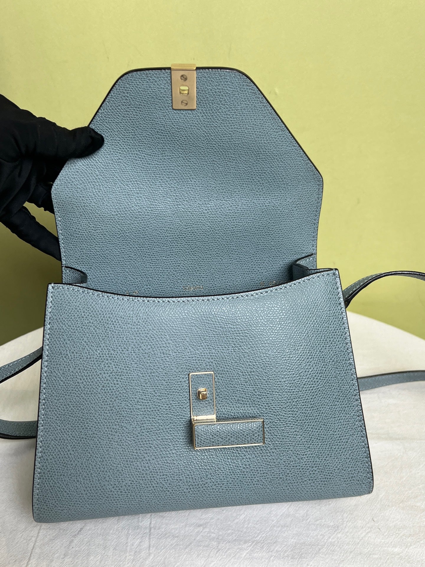 VALEXTRA Blue Shoulder Bag