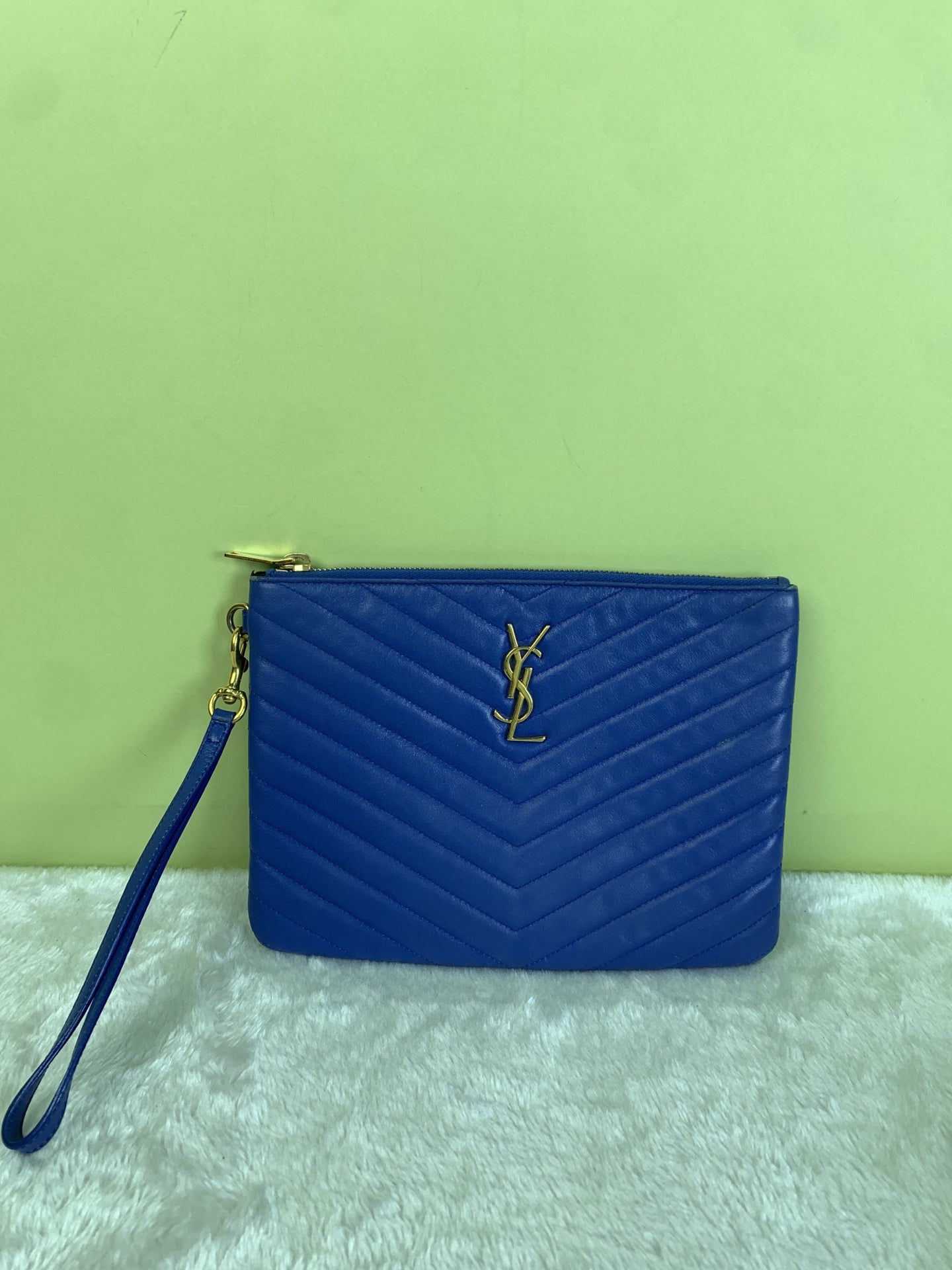 Saint laurent Blue Clutch