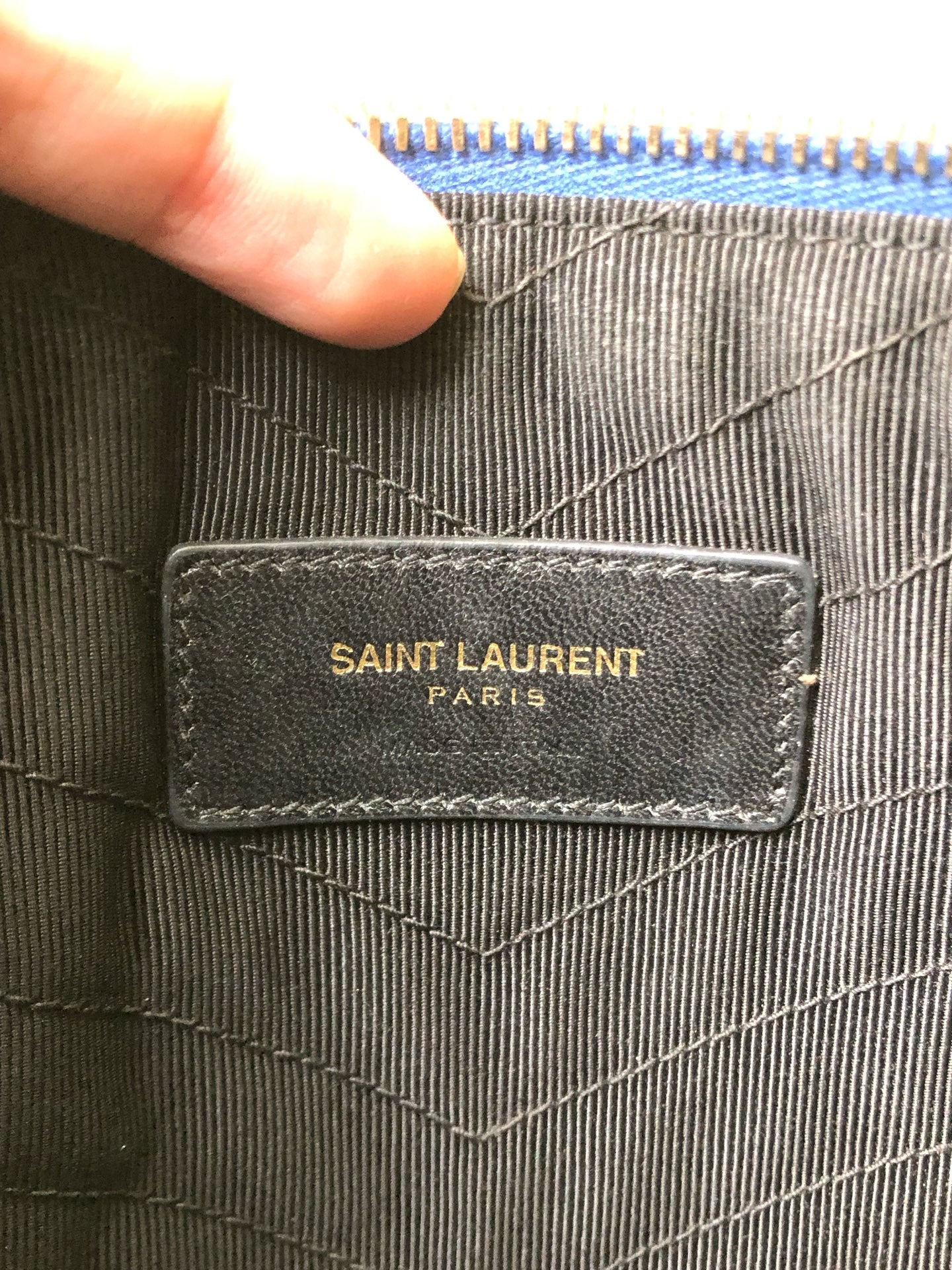 Saint laurent Blue Clutch