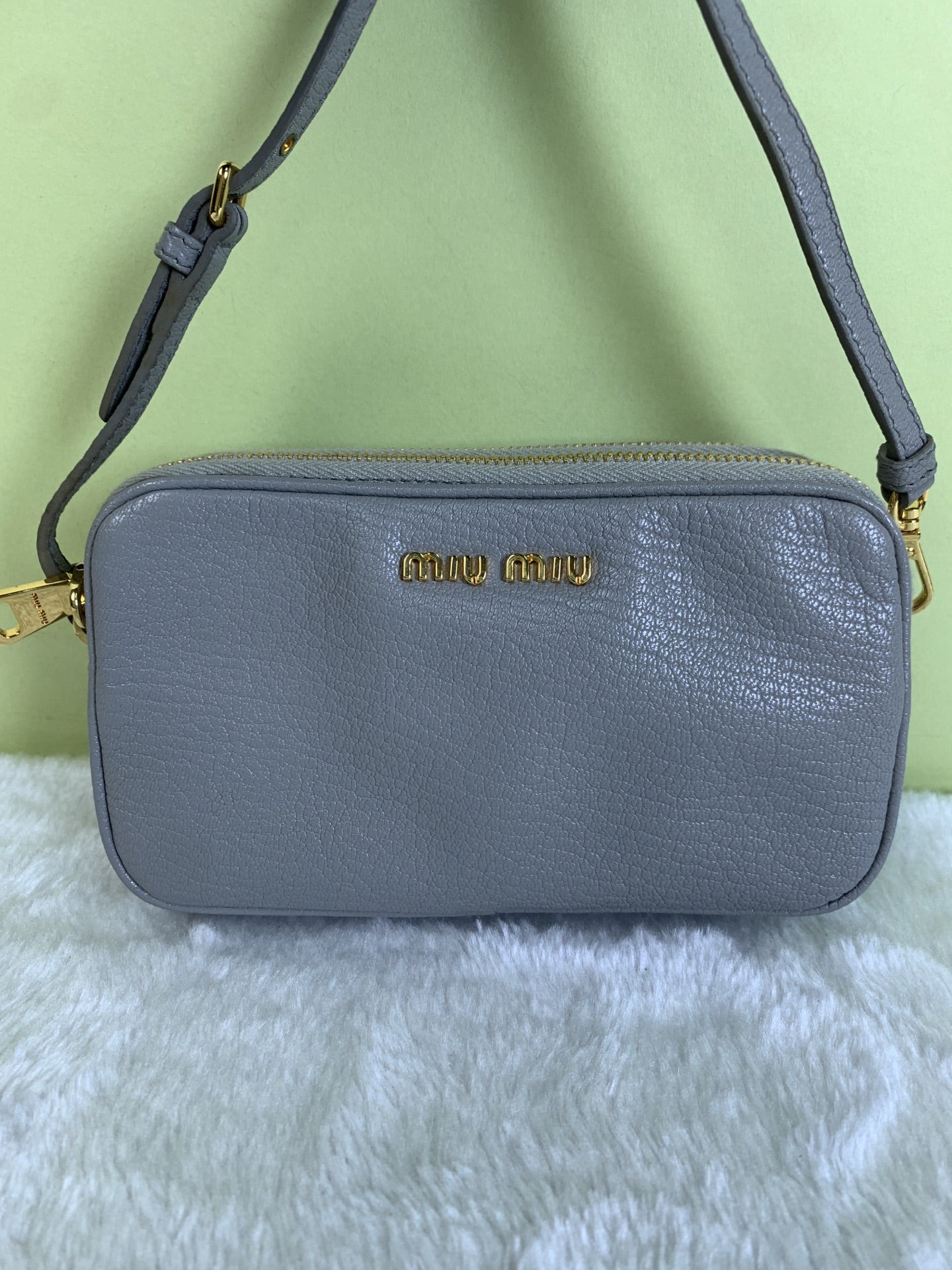 Miu Miu Gray Satchel