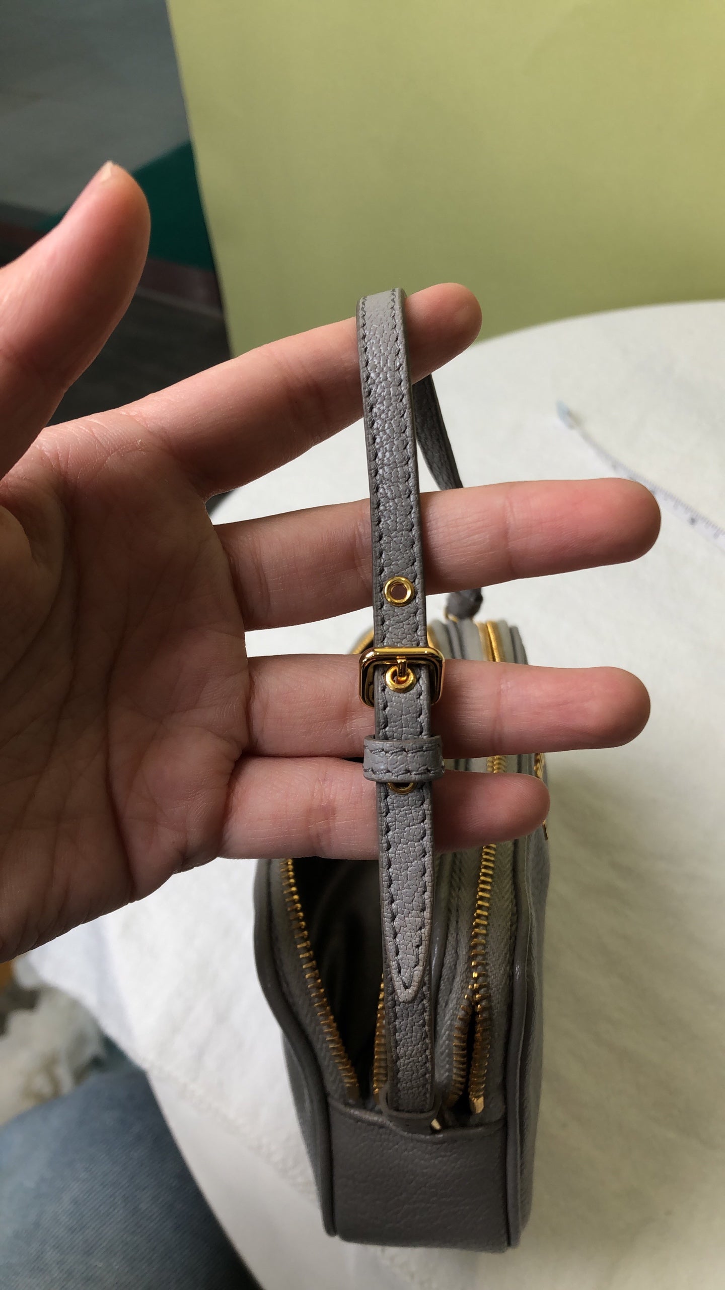 Miu Miu Gray Satchel