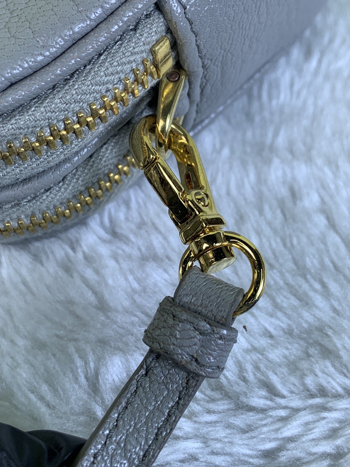 Miu Miu Gray Satchel