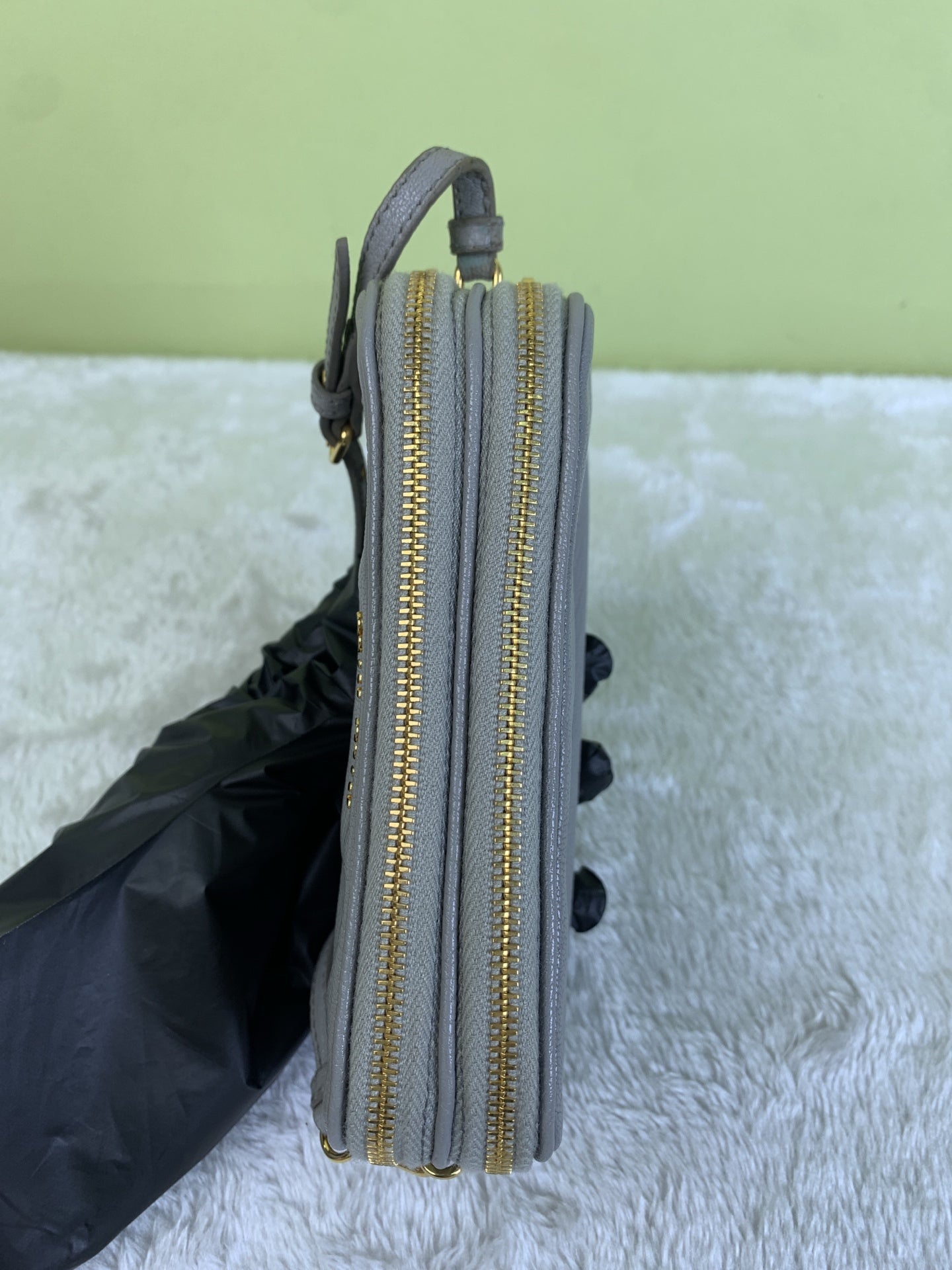 Miu Miu Gray Satchel