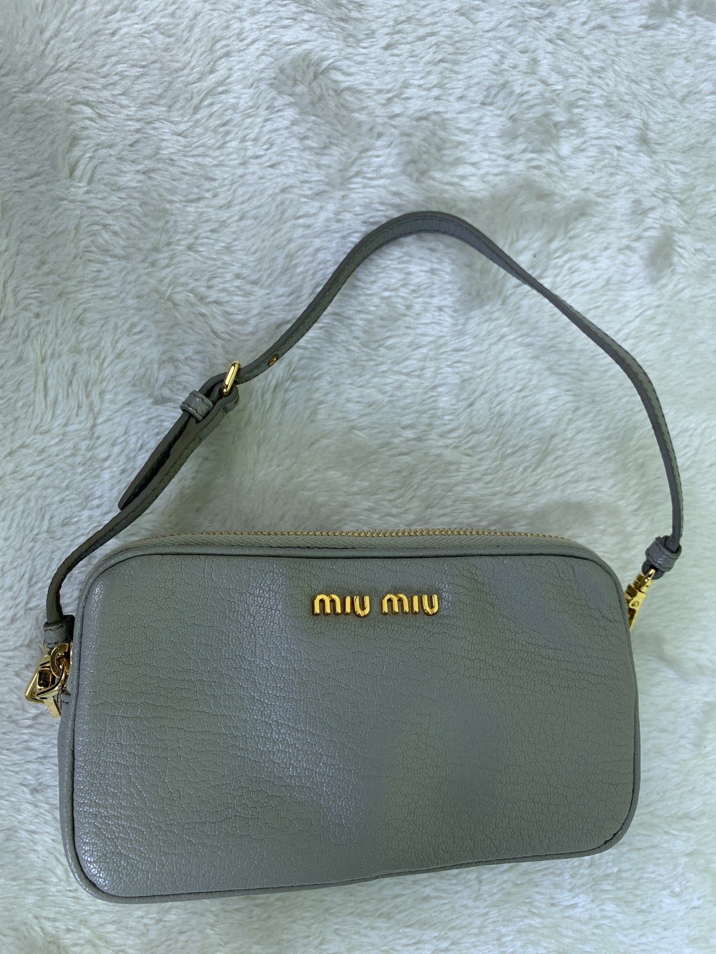 Miu Miu Gray Satchel