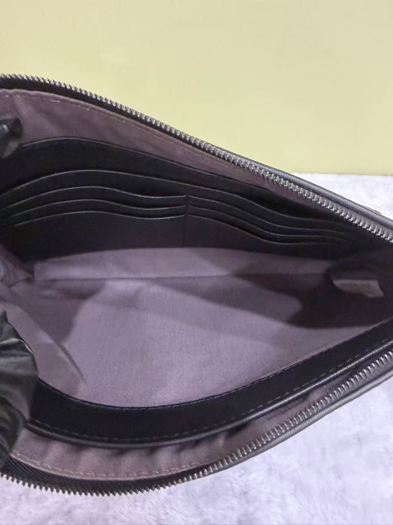 Bottega Veneta Black Clutch