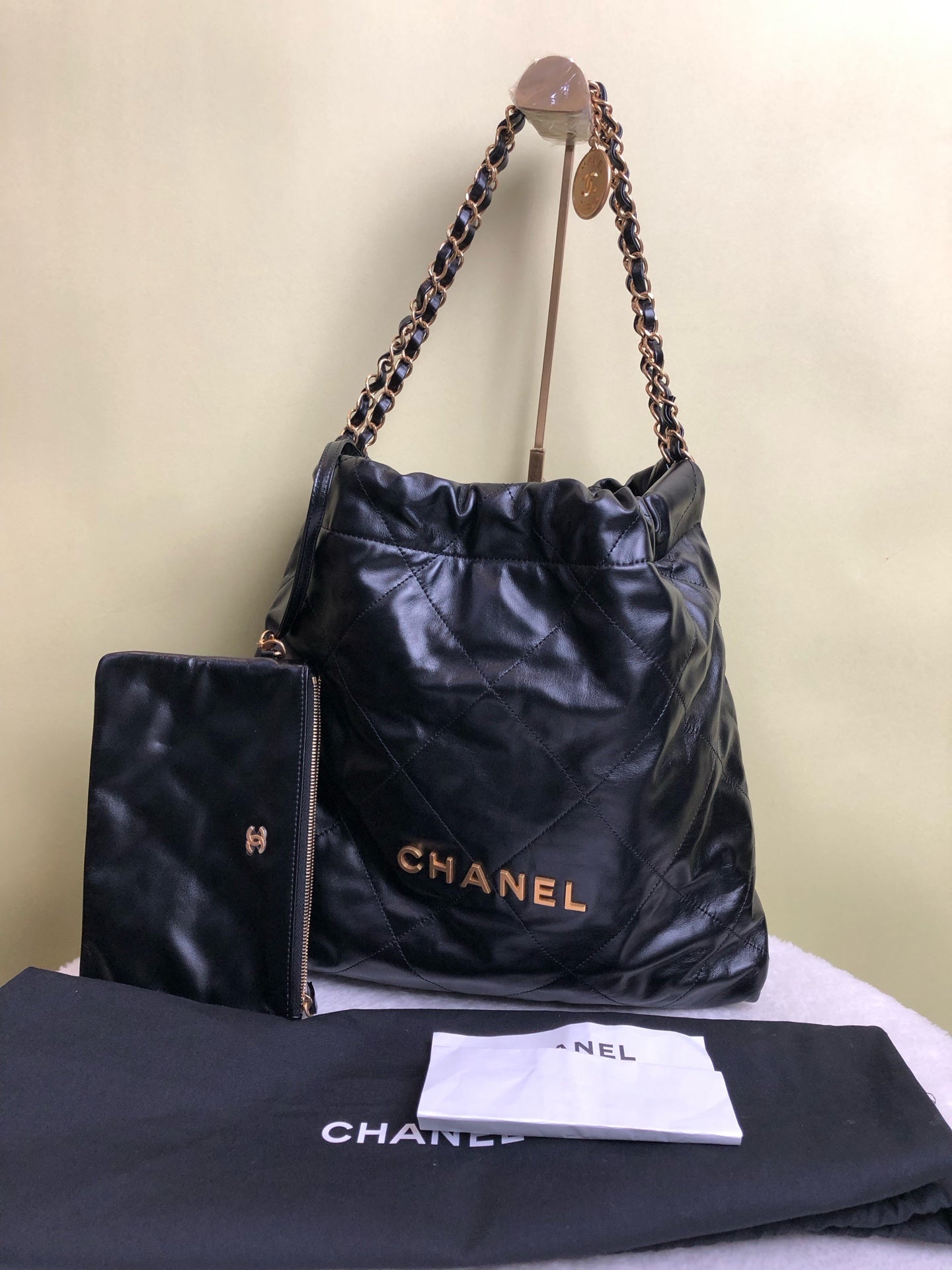 Chanel Metal Black Shoulder Bag