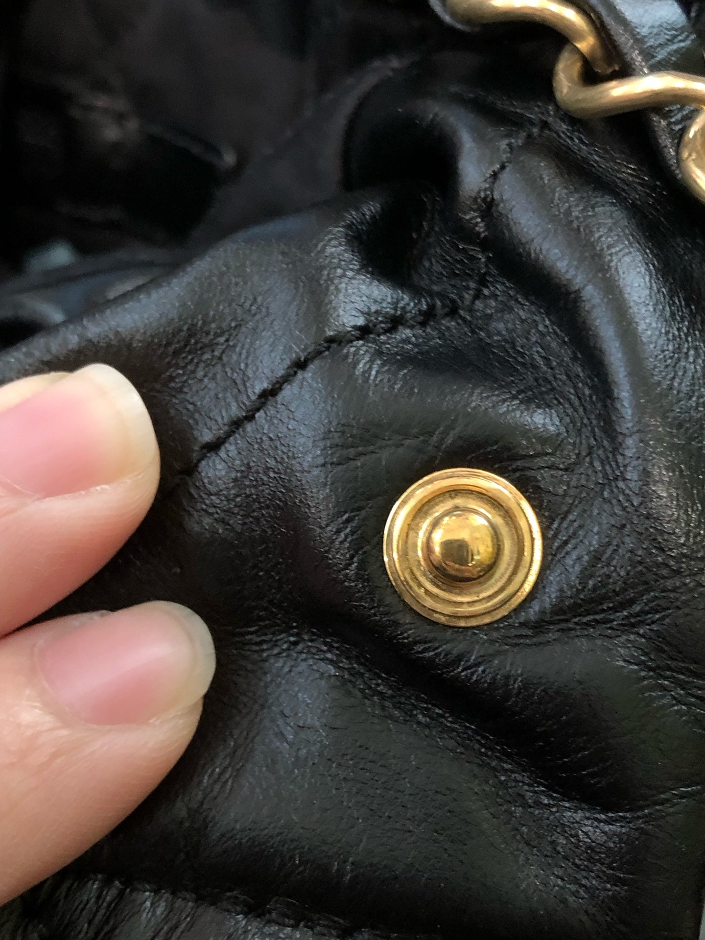 Chanel Metal Black Shoulder Bag