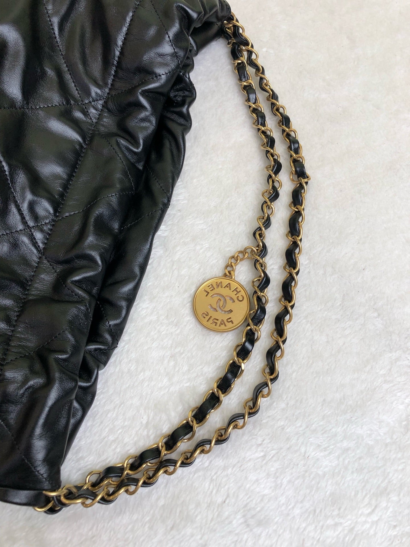 Chanel Metal Black Shoulder Bag