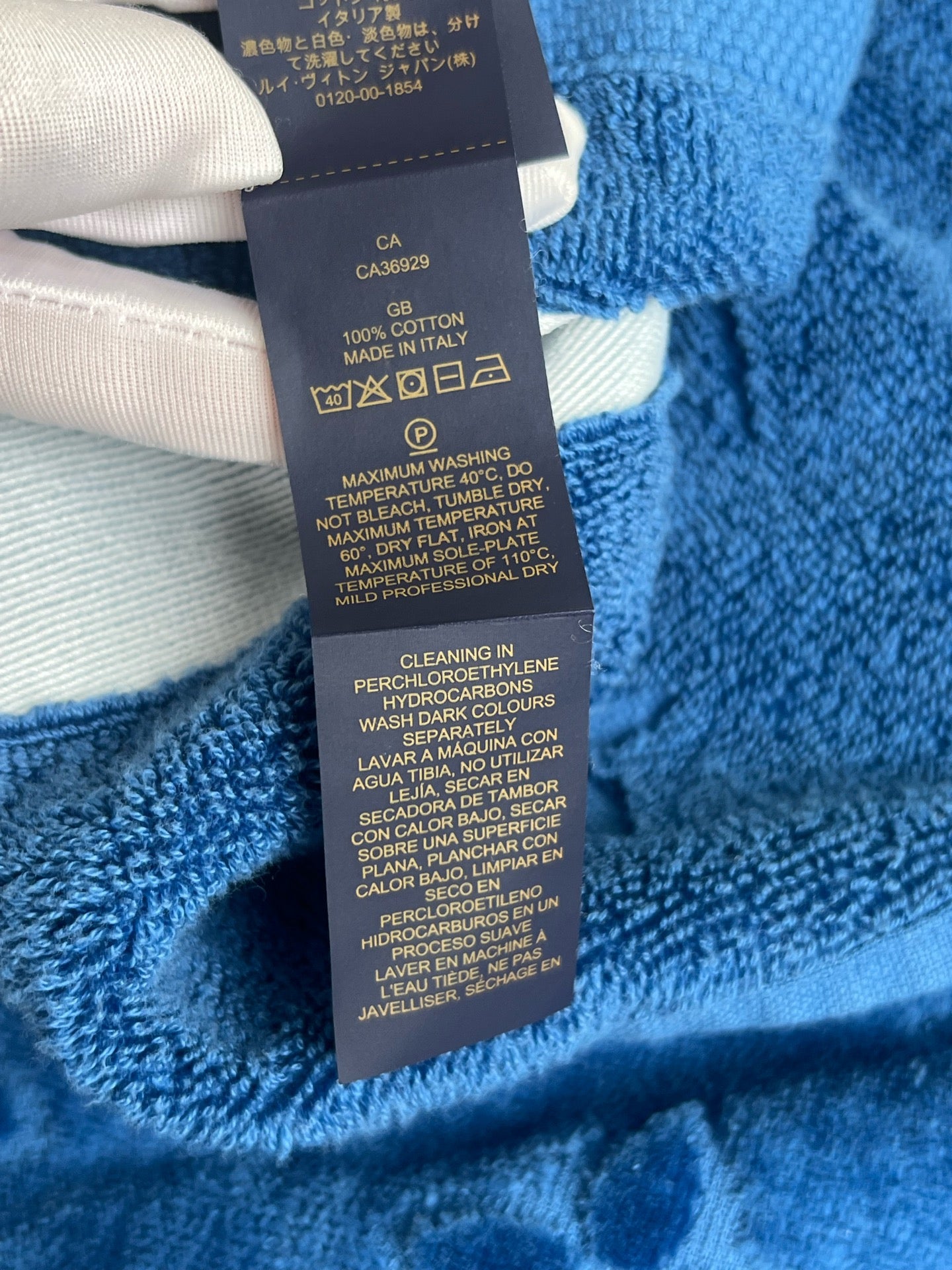 Louis Vuitton Cotton Blue
