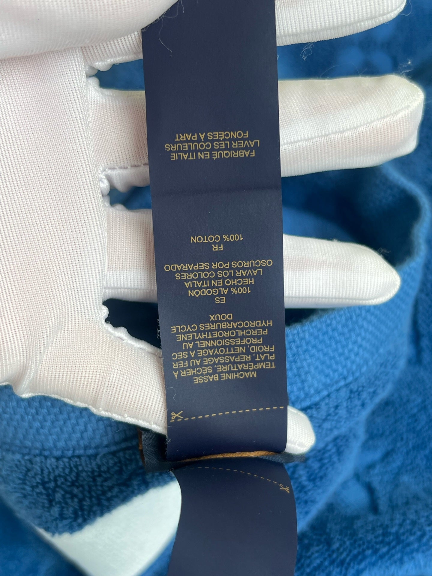 Louis Vuitton Cotton Blue