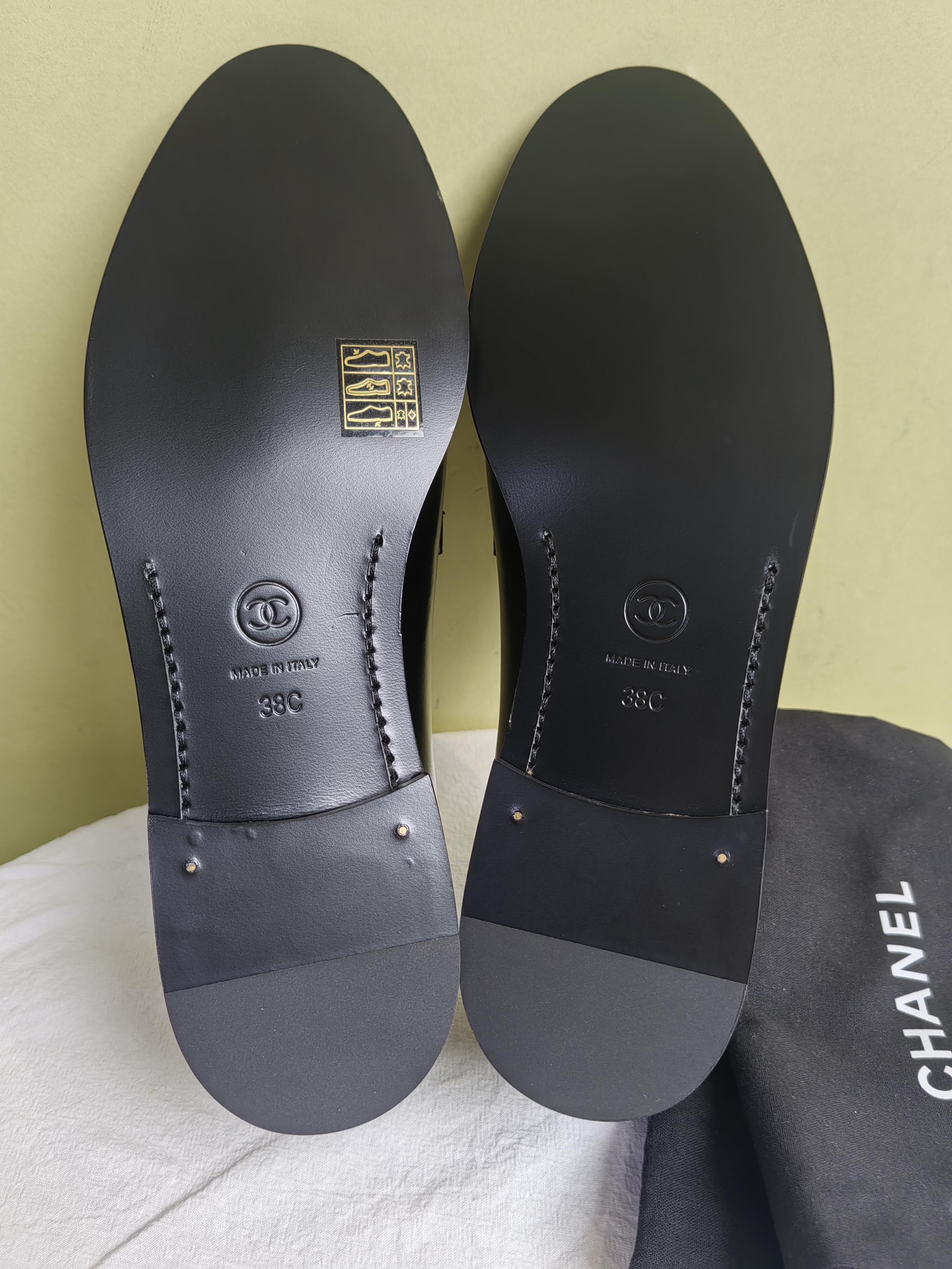 Chanel Black Loafers
