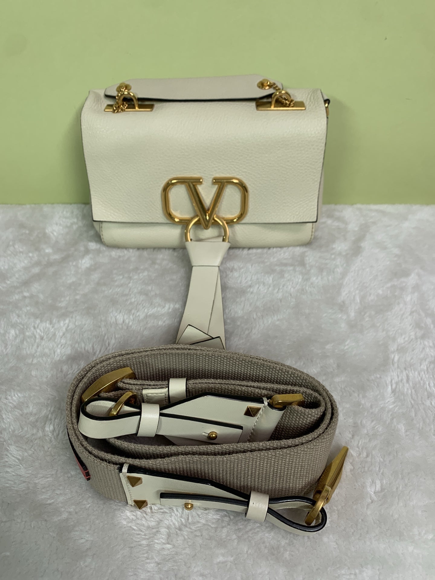 Valentino Beige Crossbody
