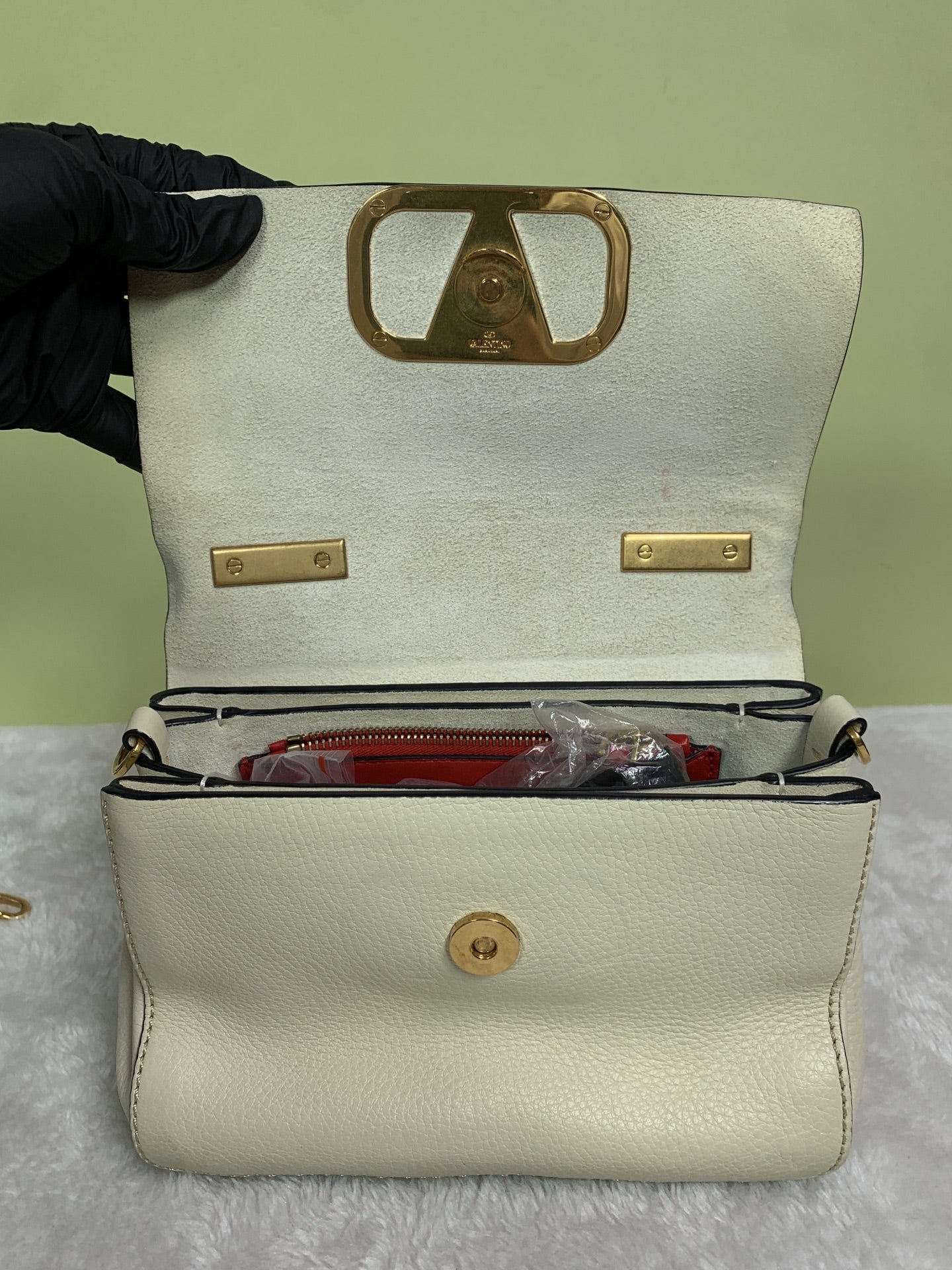 Valentino Beige Crossbody