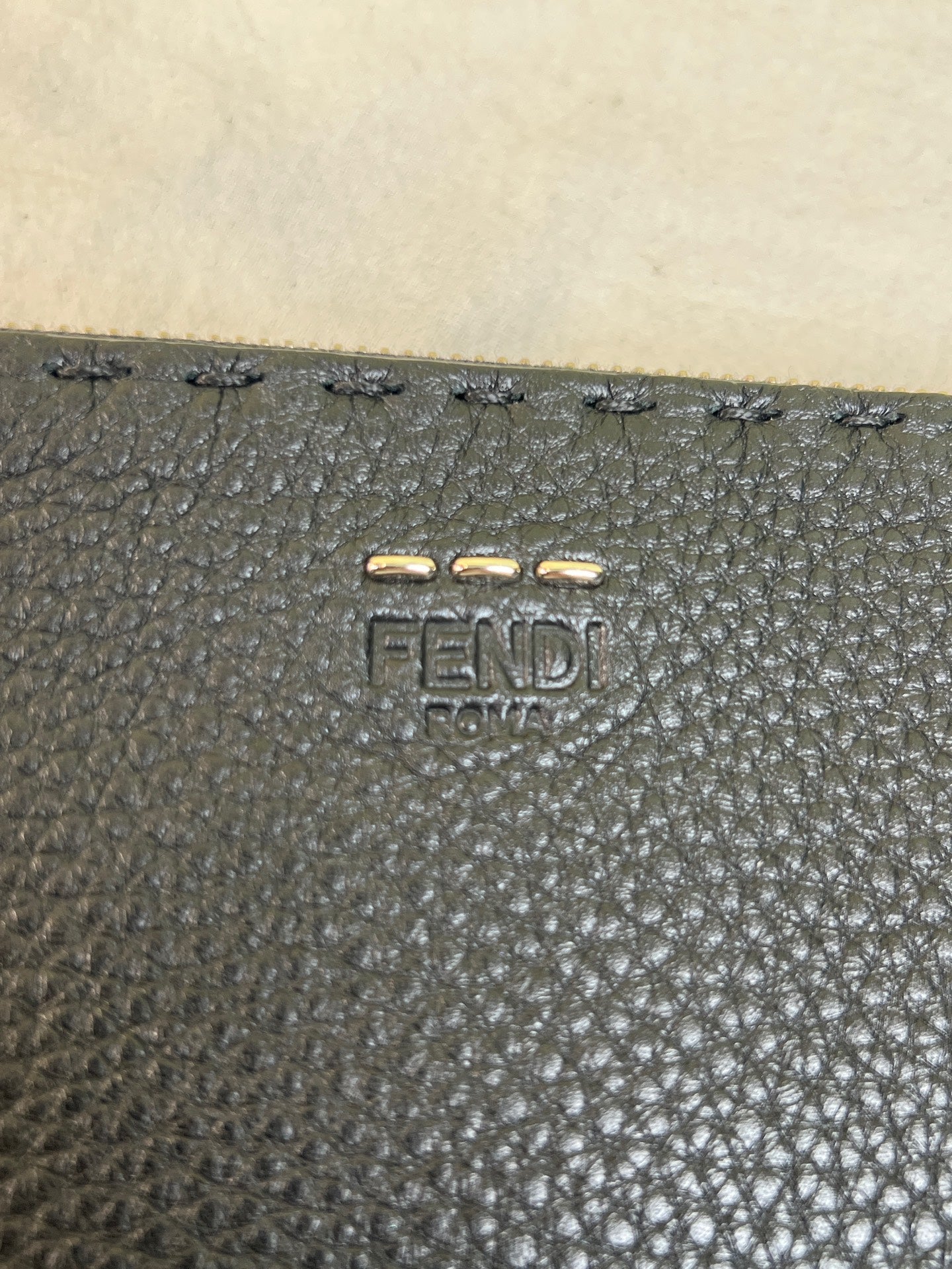 Fendi Black Clutch