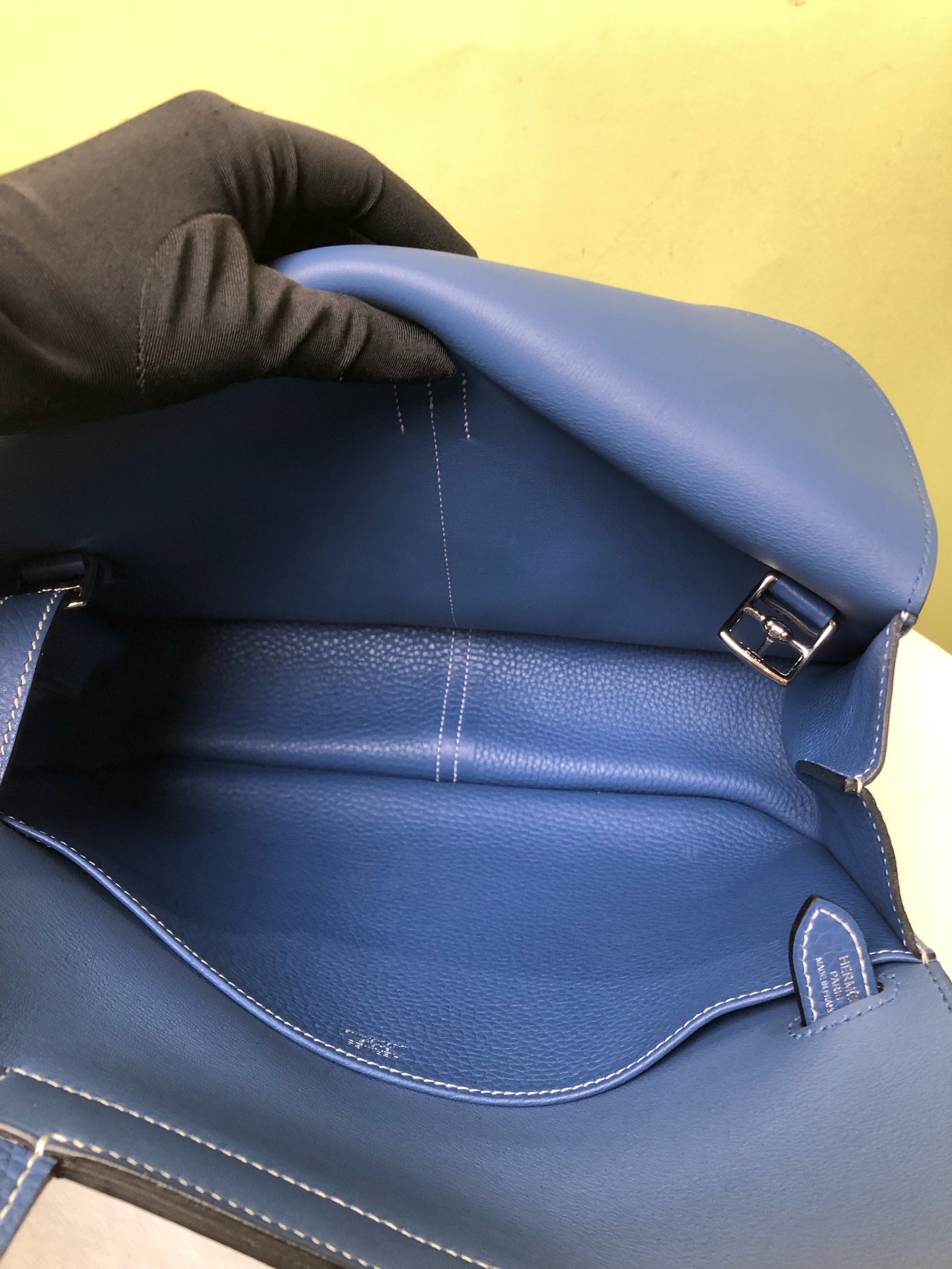 Hermes Blue Crossbody