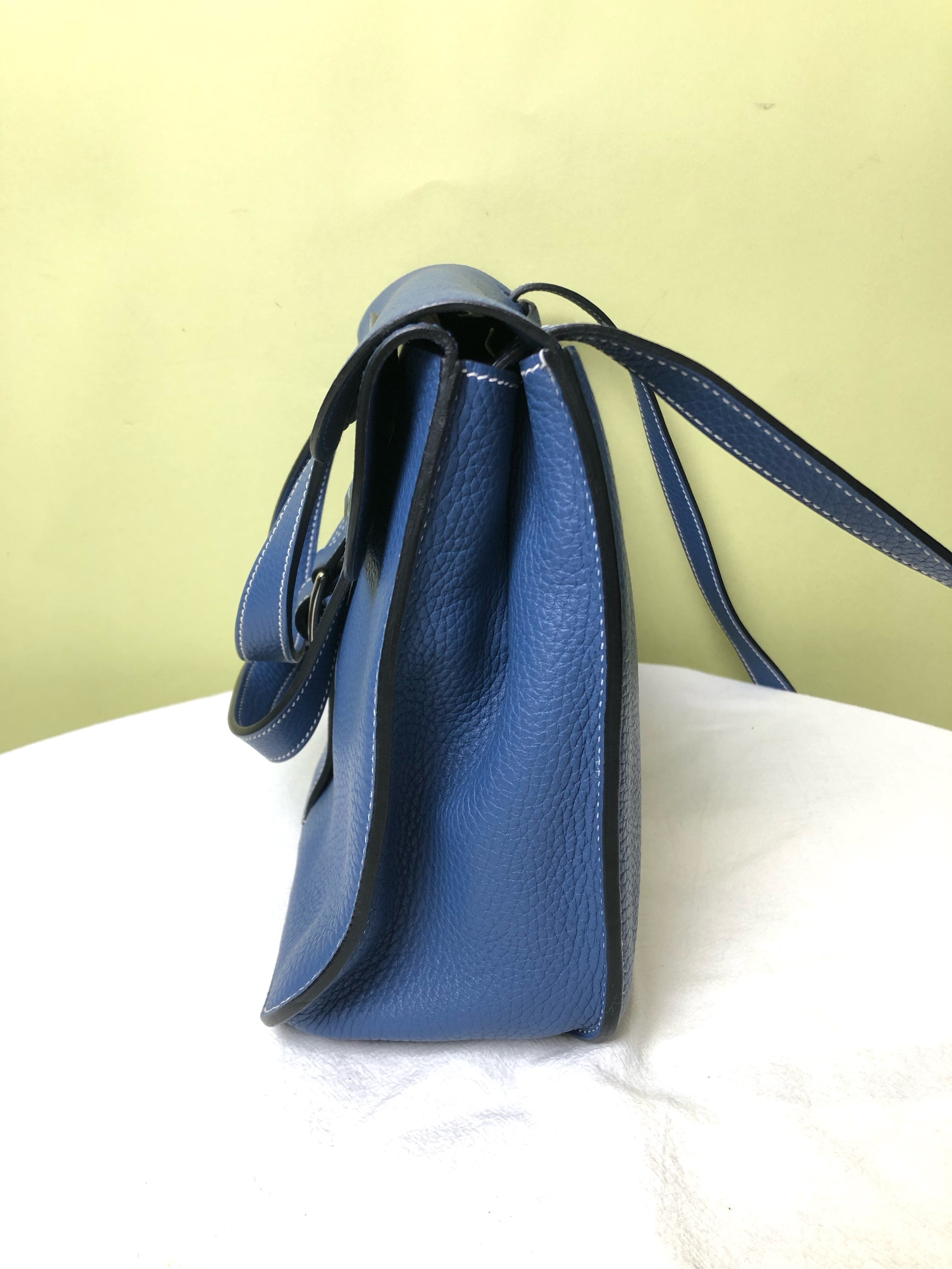 Hermes Blue Crossbody