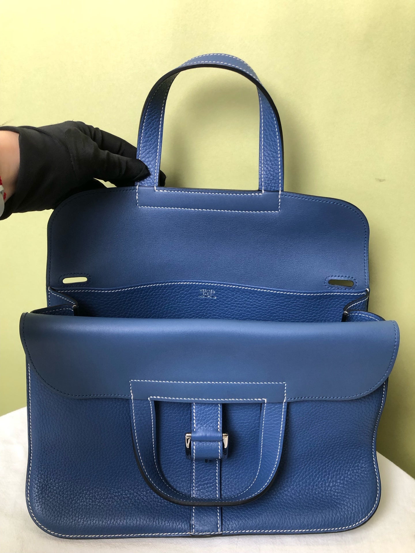 Hermes Blue Crossbody