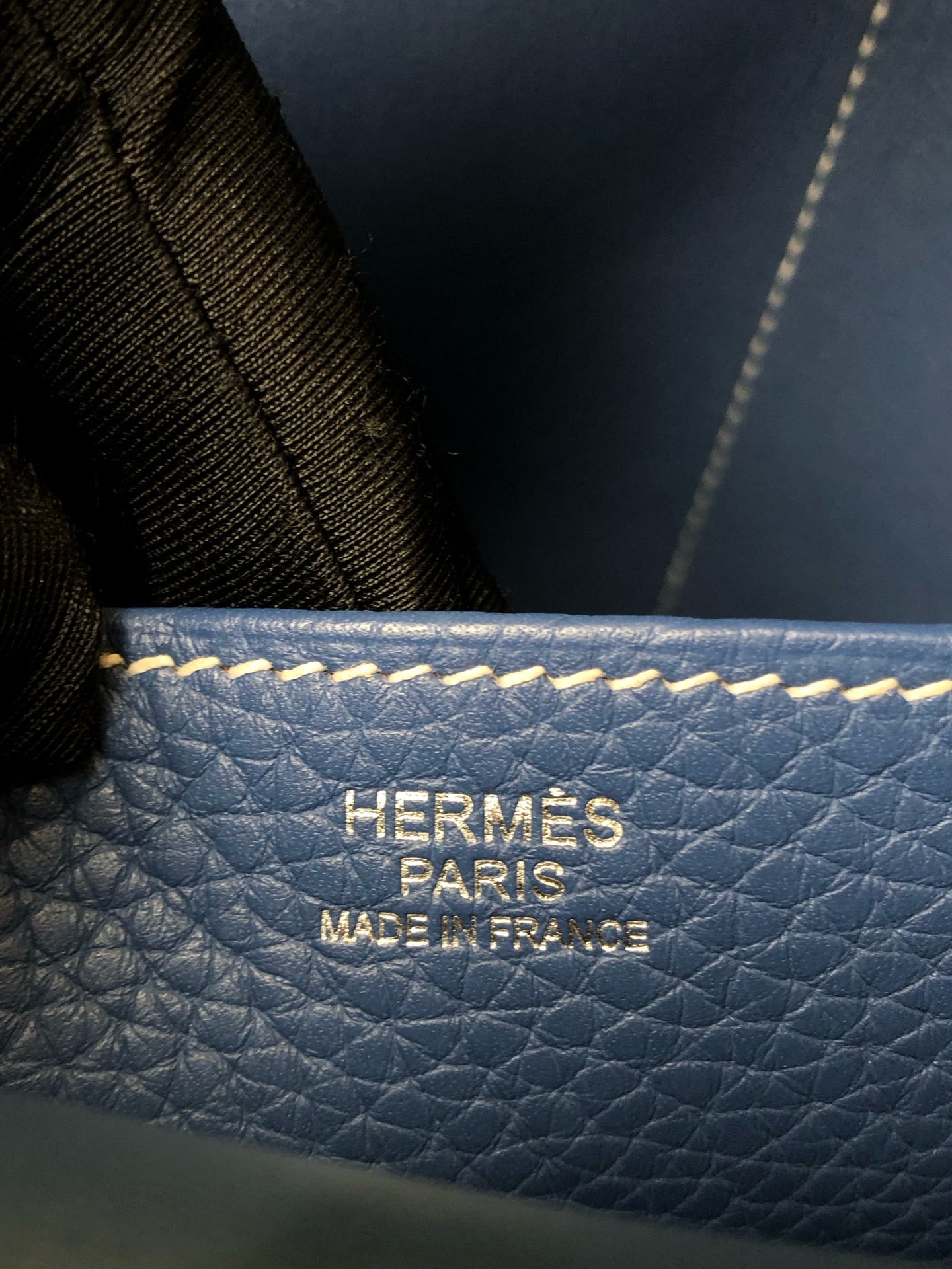 Hermes Blue Crossbody