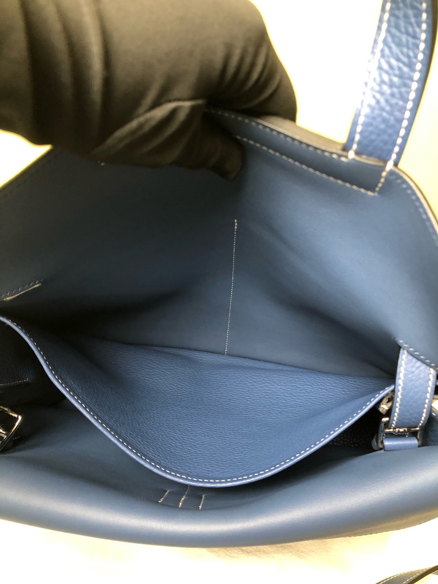 Hermes Blue Crossbody