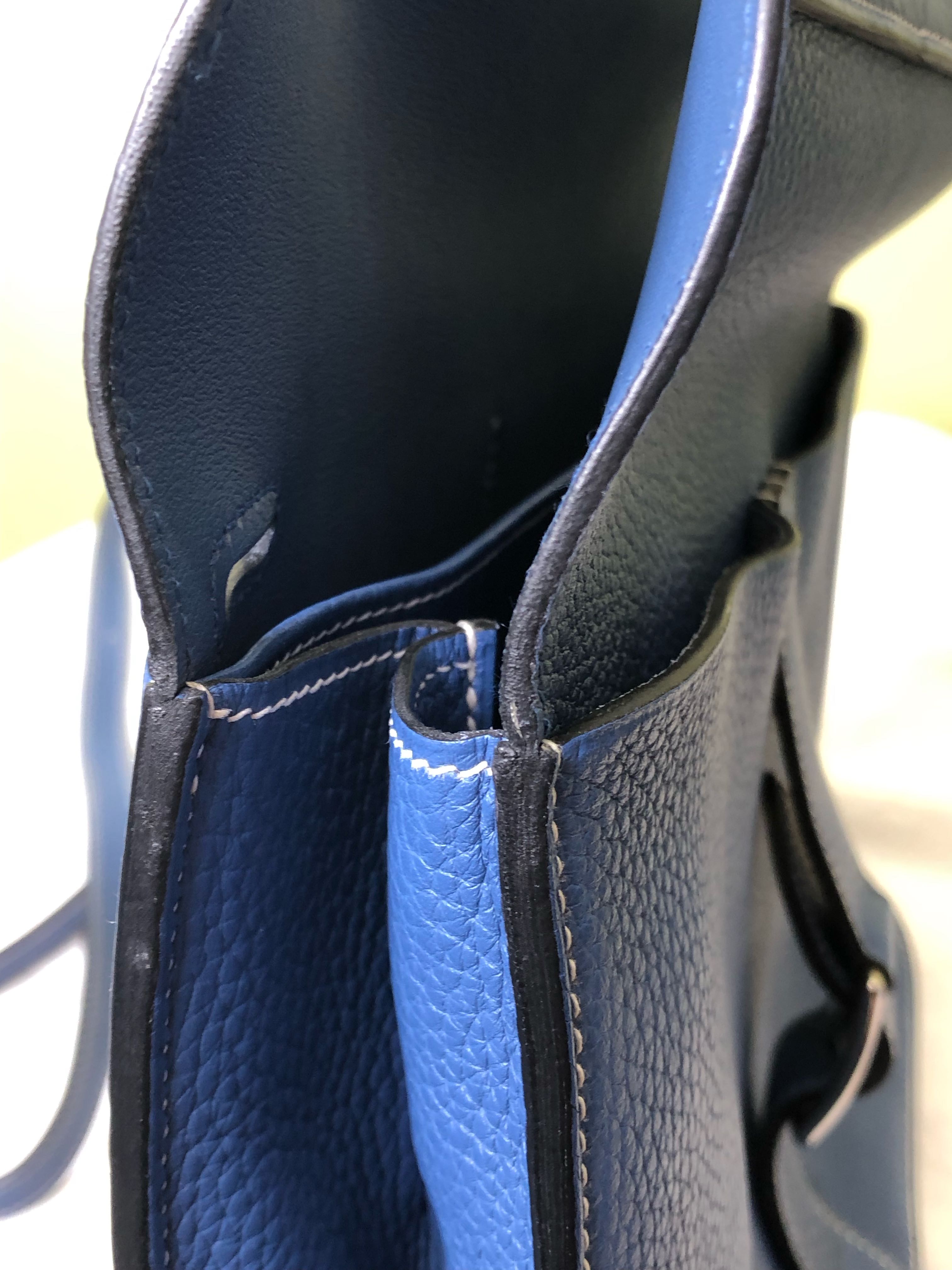 Hermes Blue Crossbody