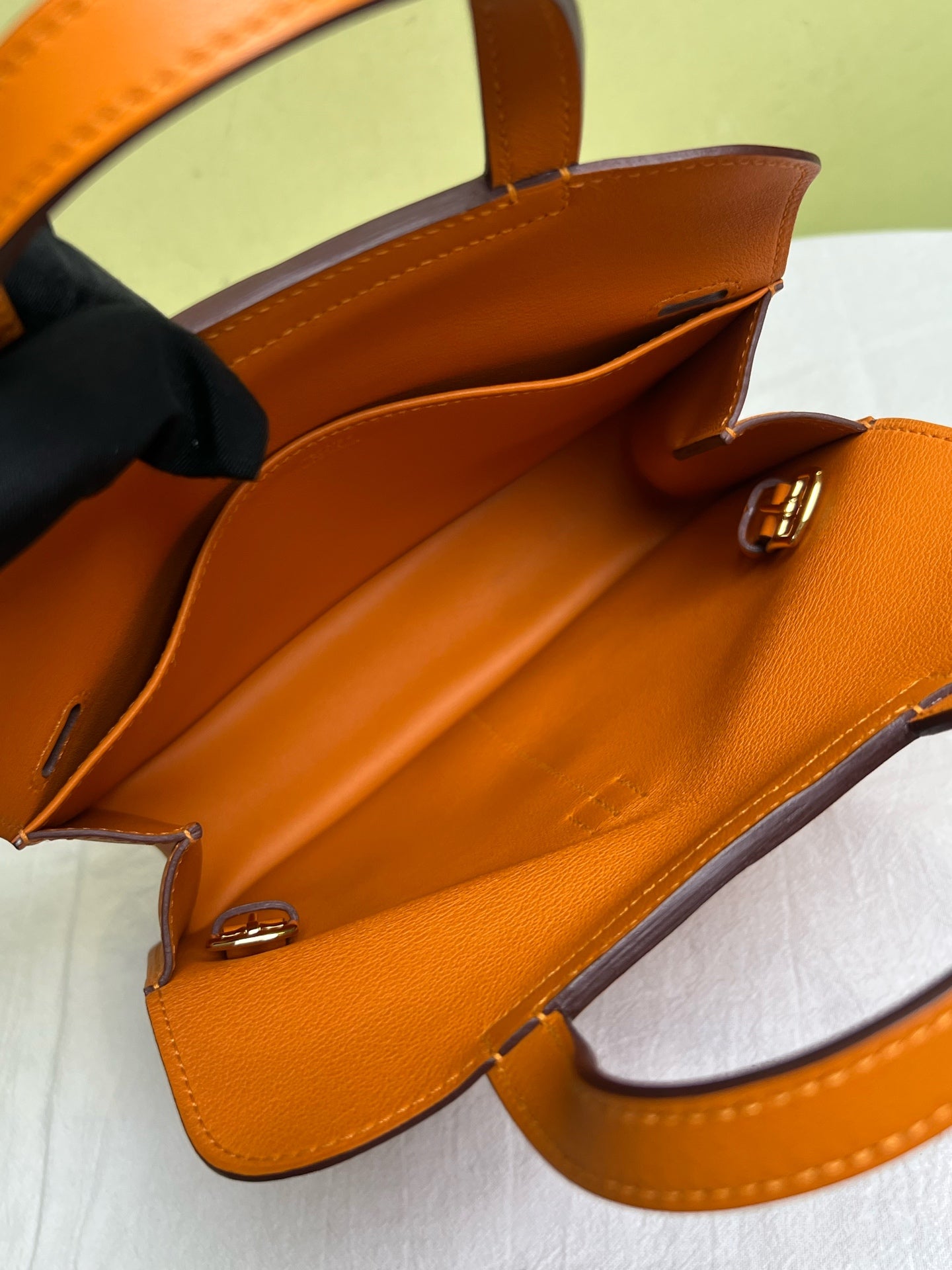 Hermes Orange Crossbody