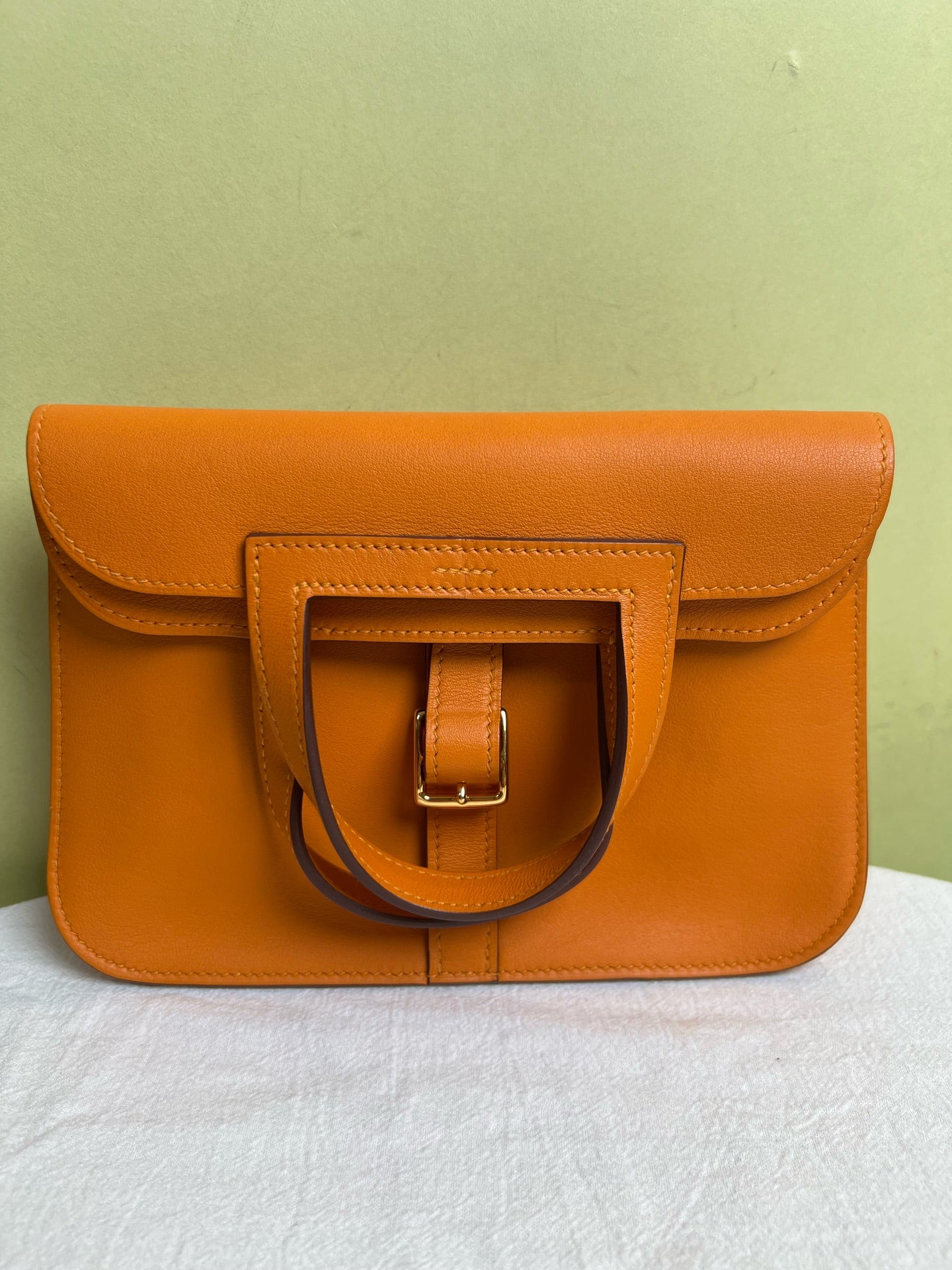 Hermes Orange Crossbody