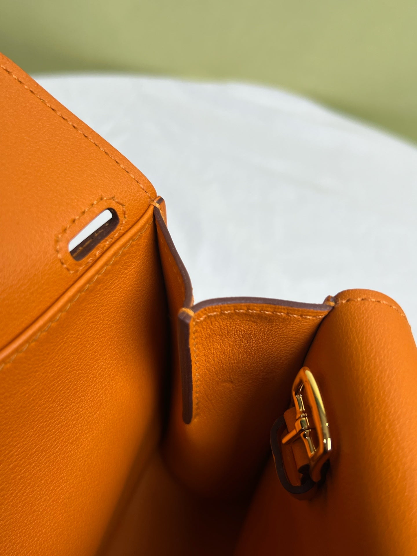 Hermes Orange Crossbody