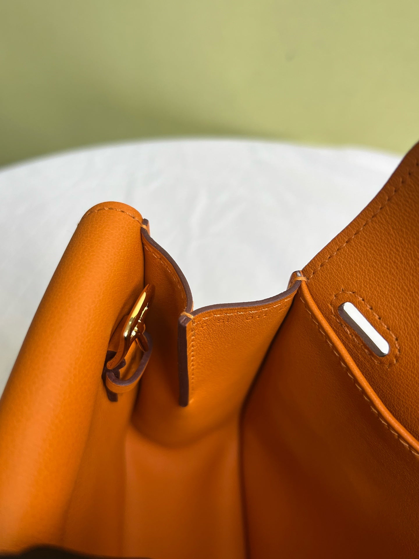 Hermes Orange Crossbody