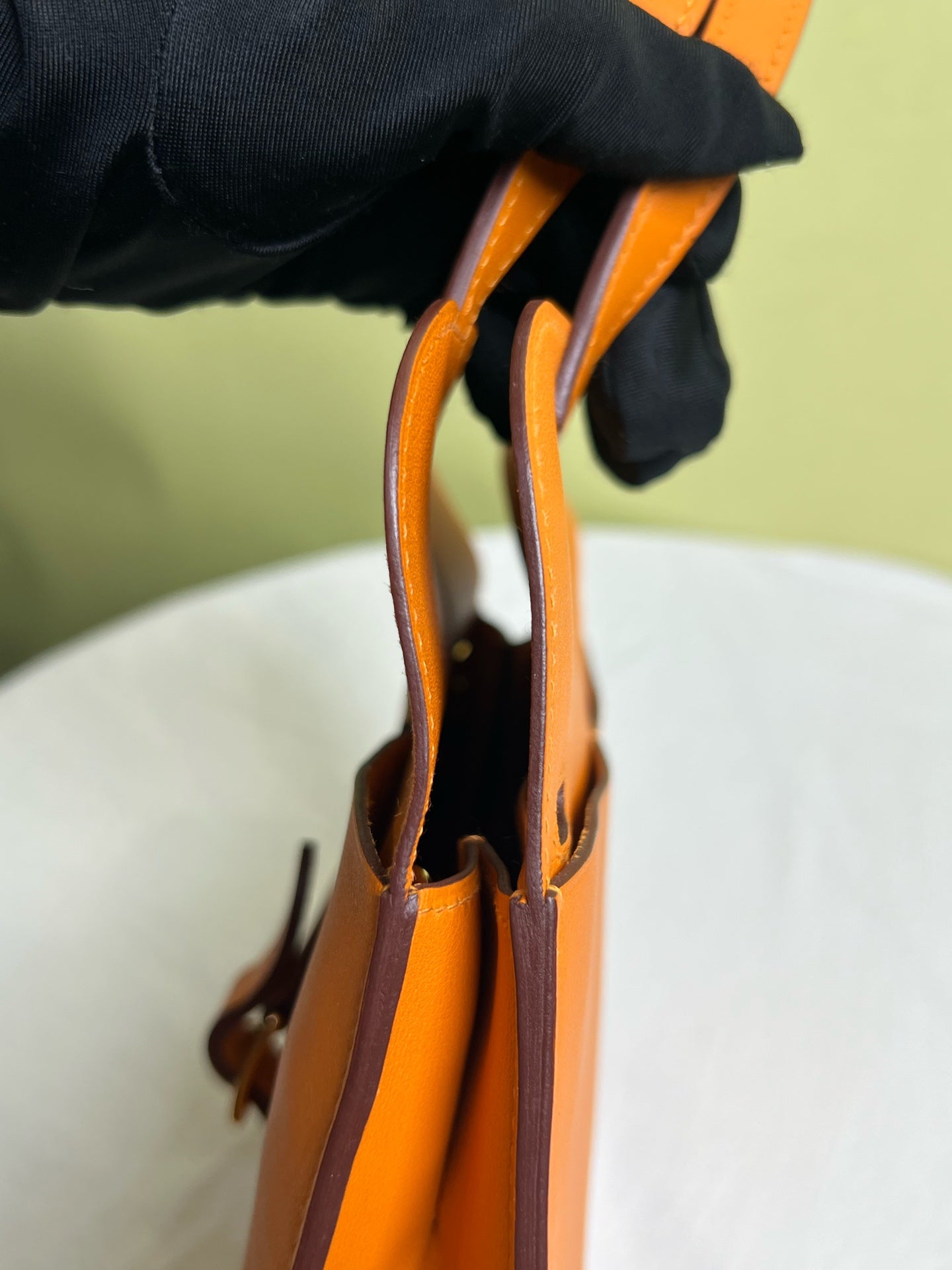 Hermes Orange Crossbody