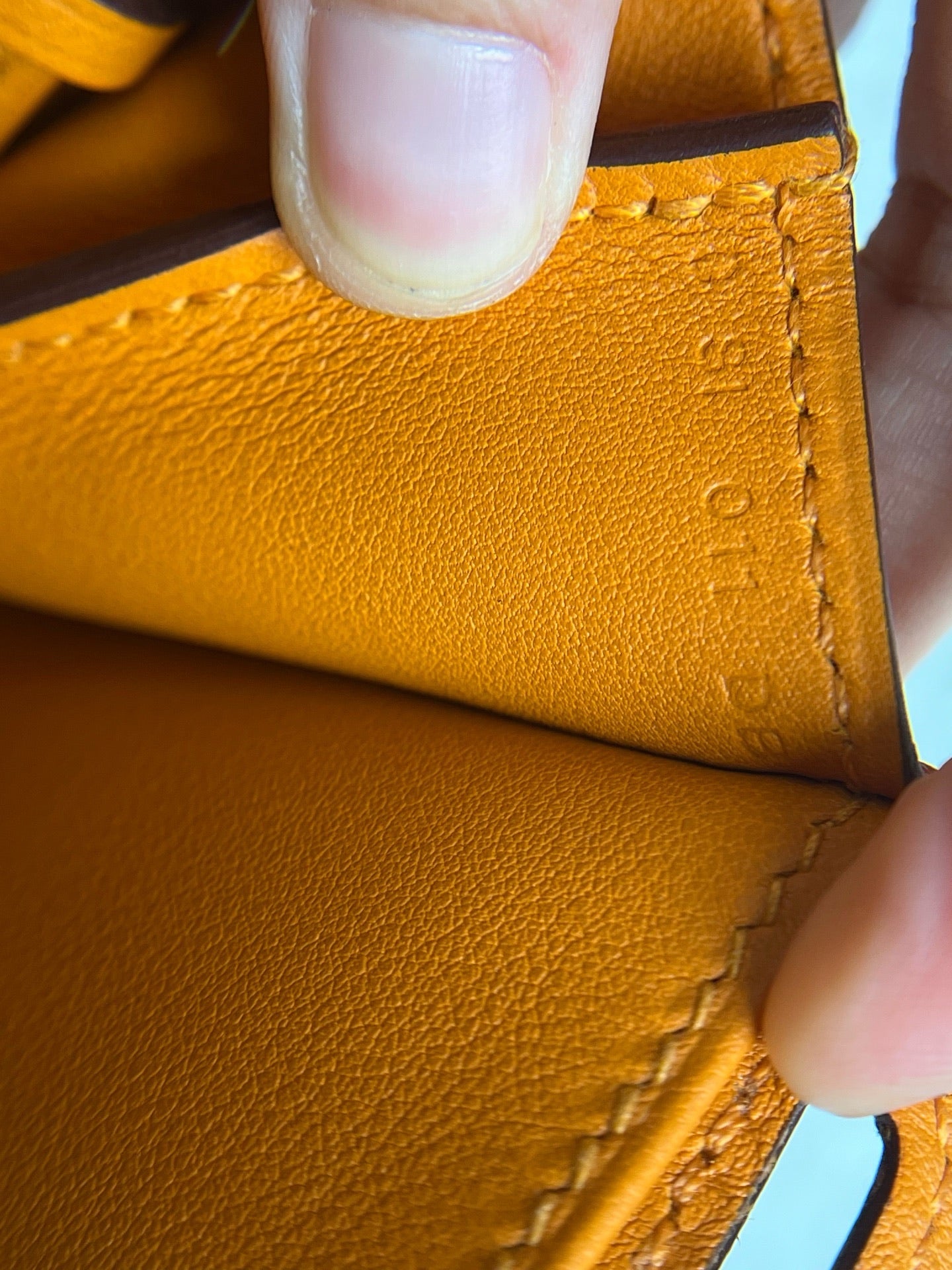 Hermes Orange Crossbody