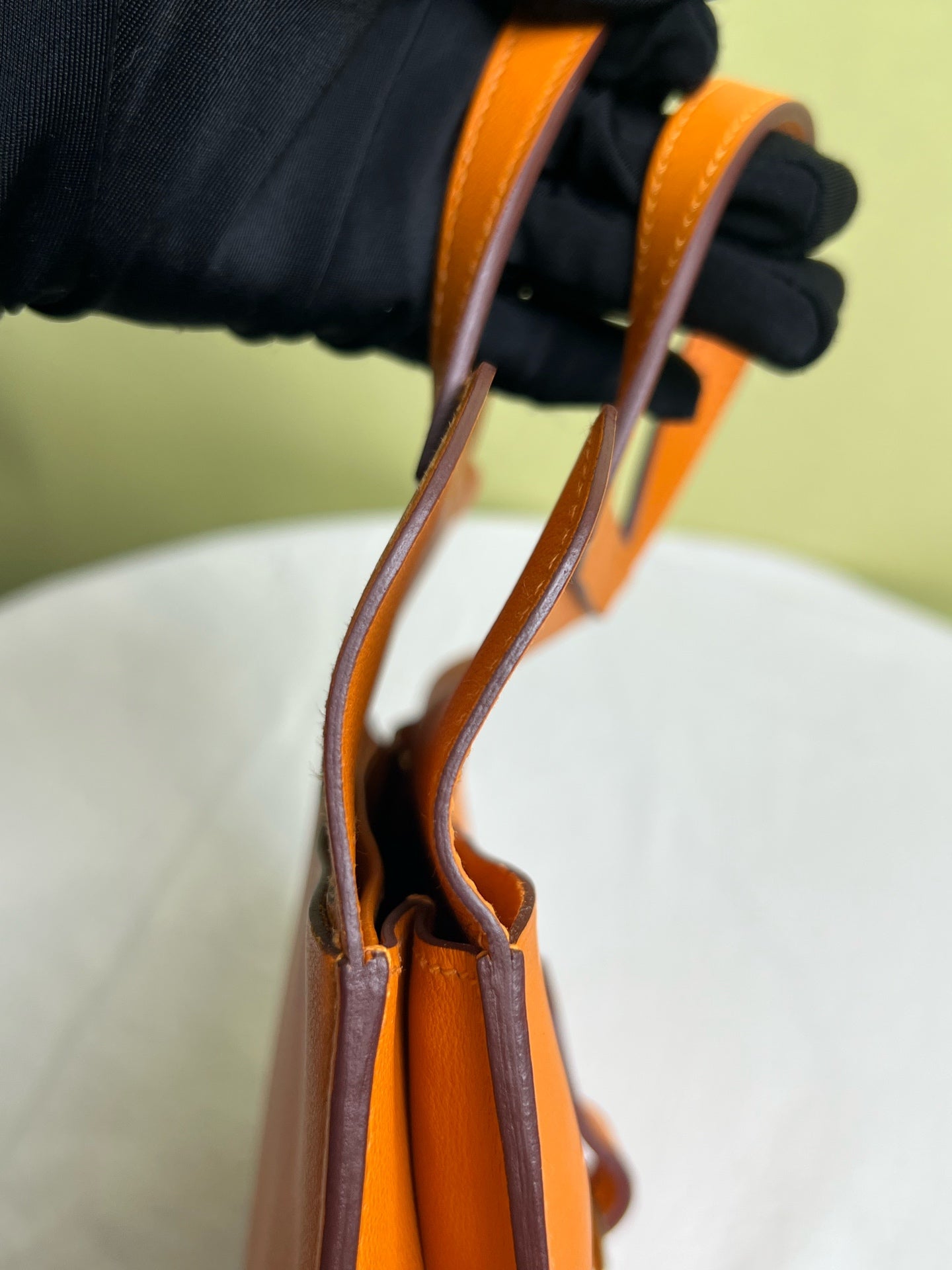 Hermes Orange Crossbody