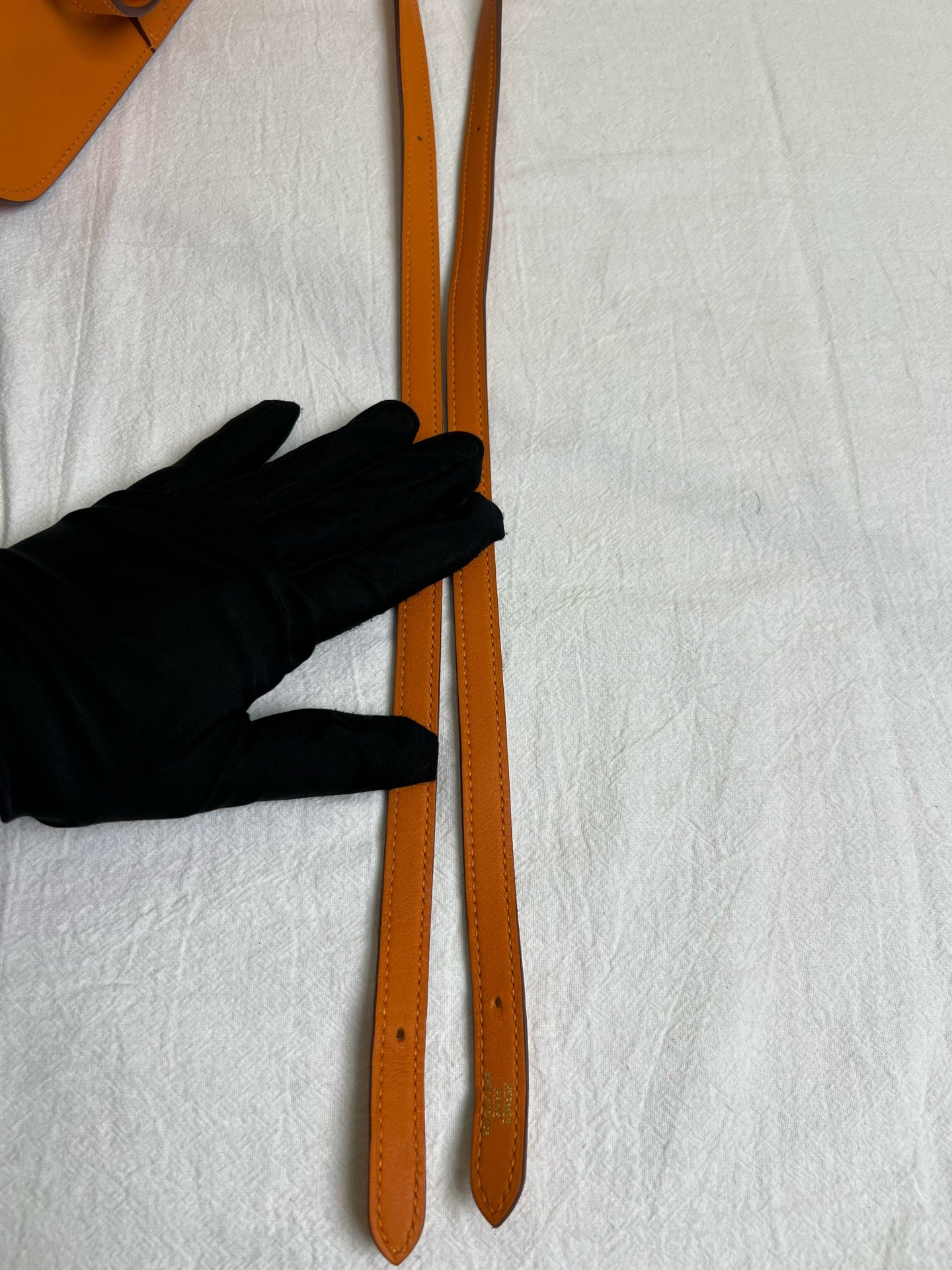 Hermes Orange Crossbody