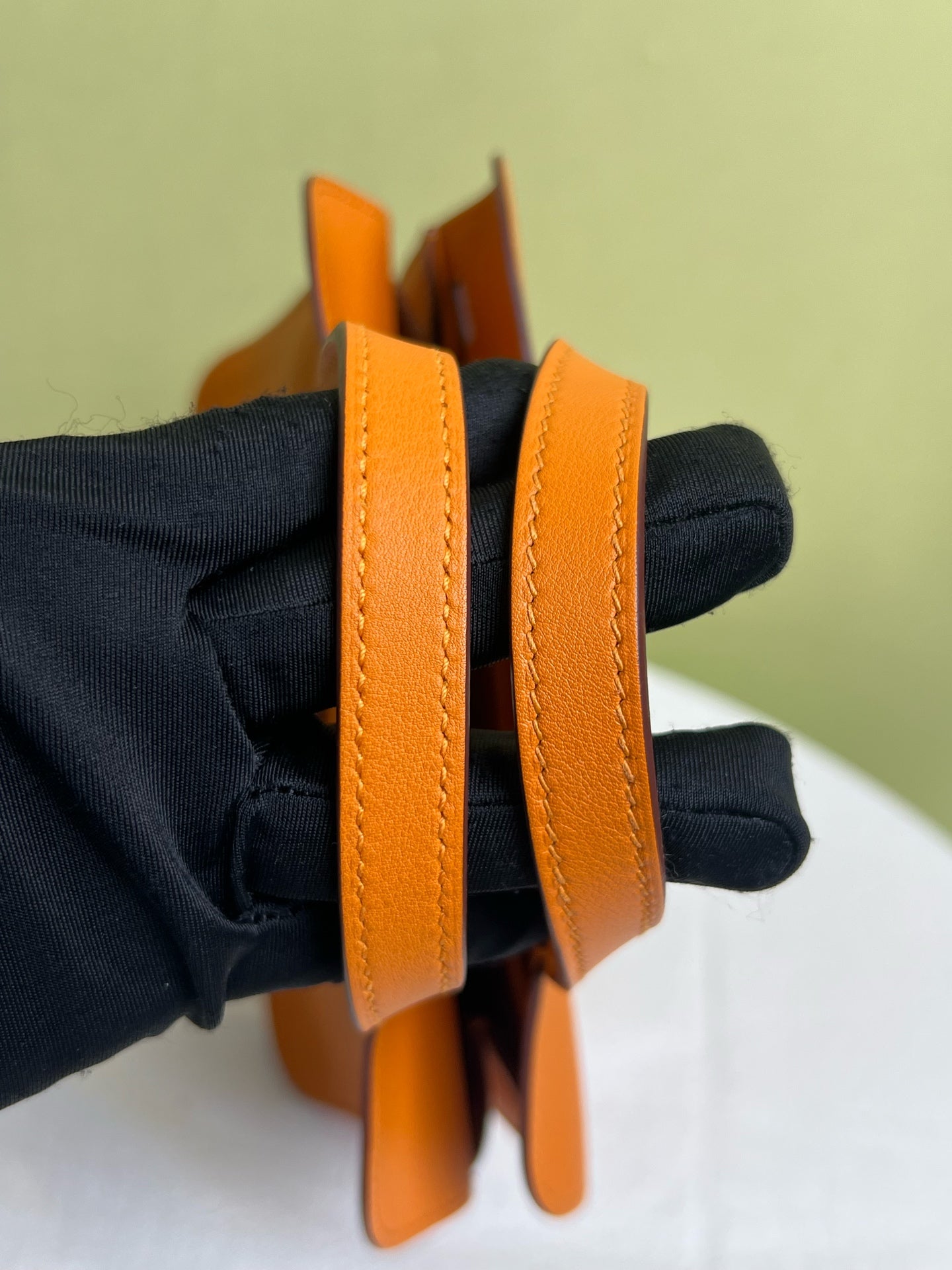 Hermes Orange Crossbody