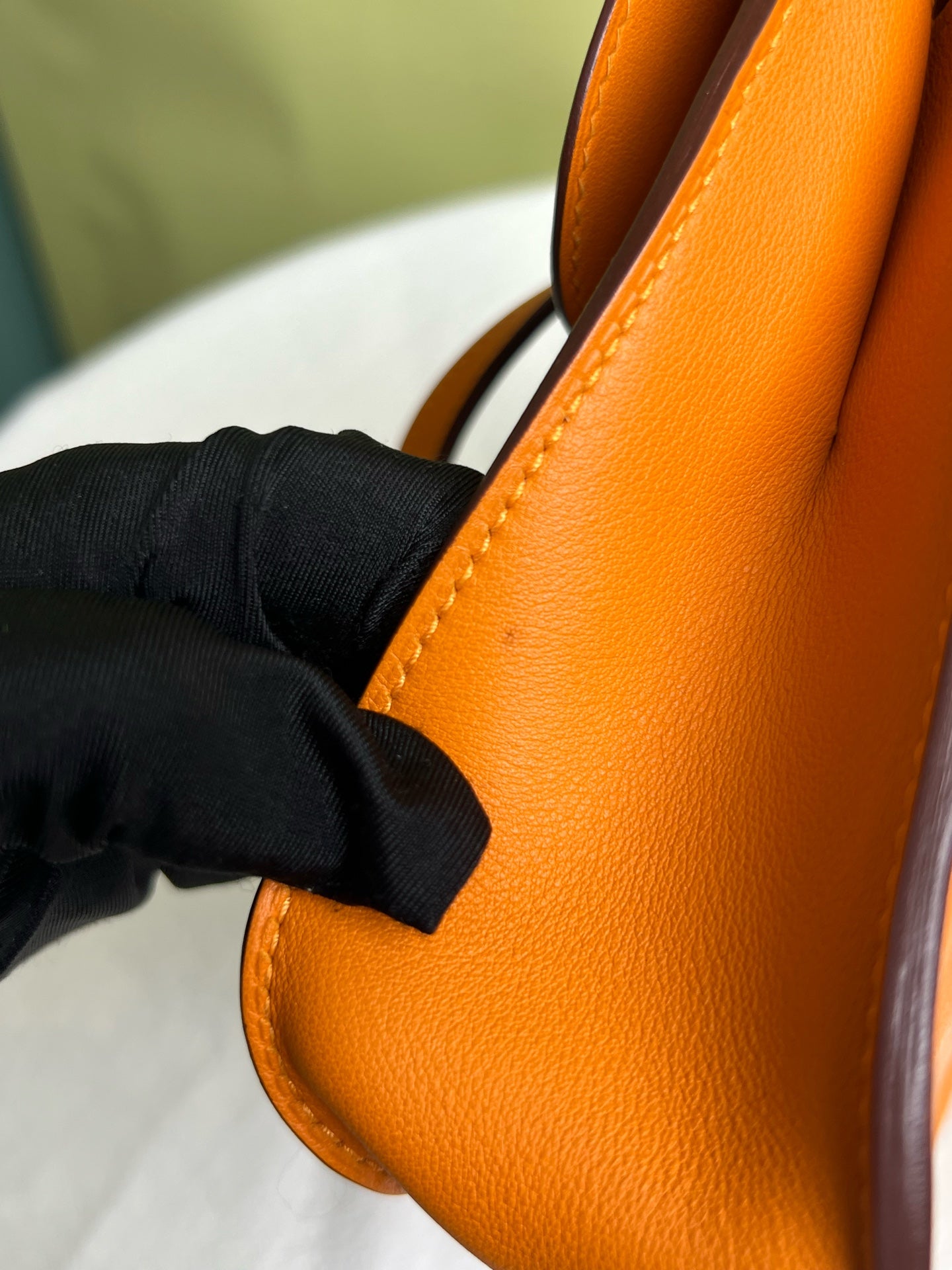Hermes Orange Crossbody