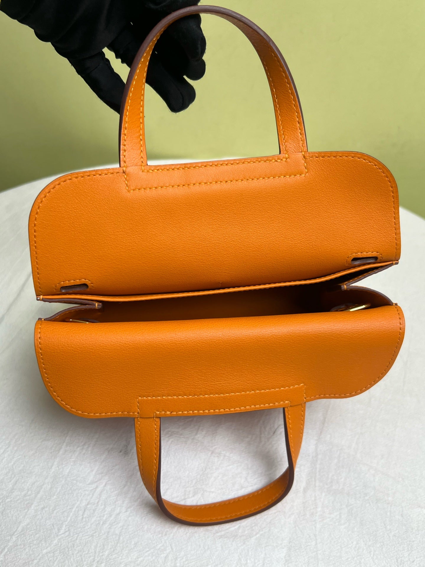 Hermes Orange Crossbody