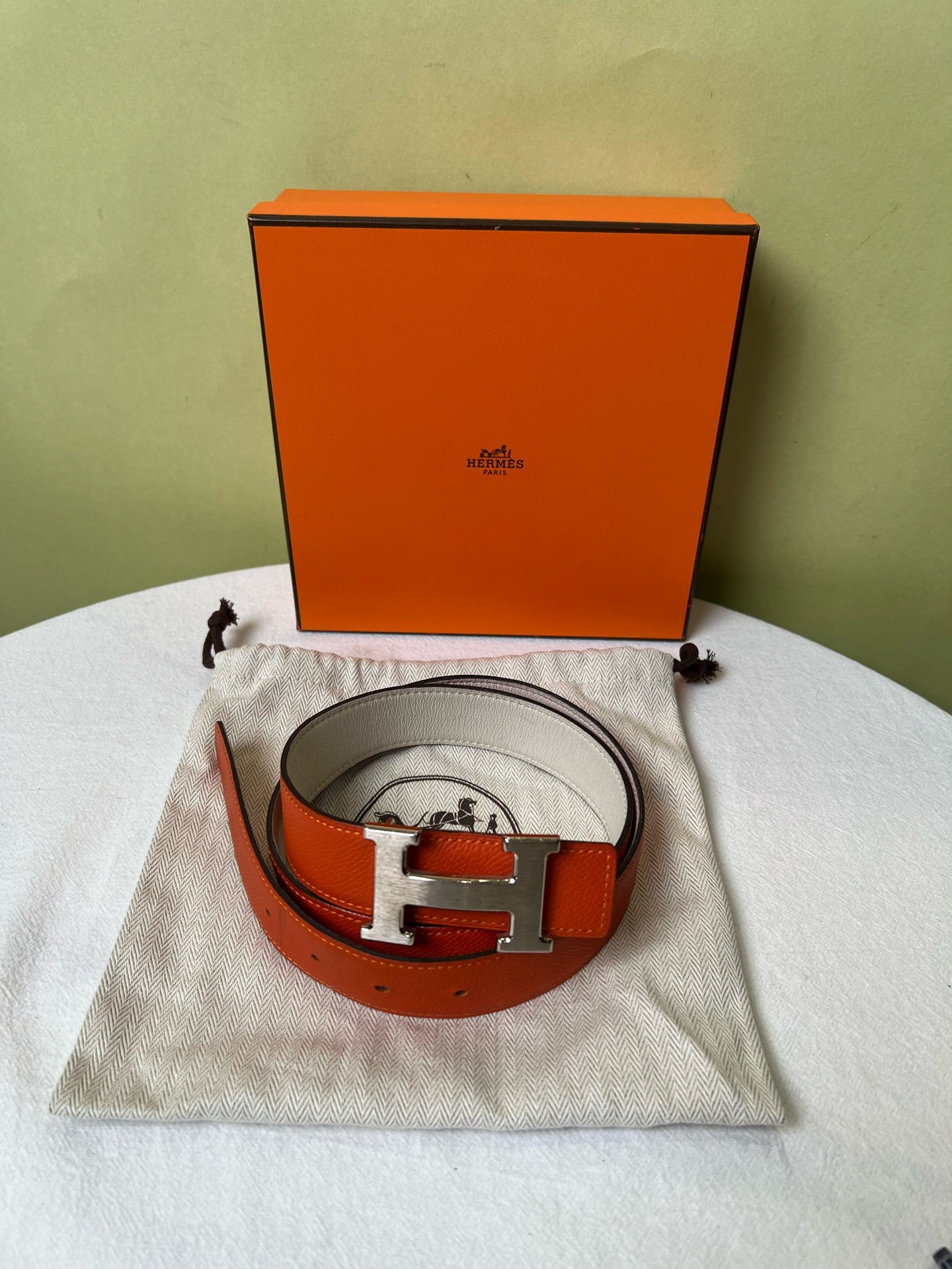 Hermes Orange Belt