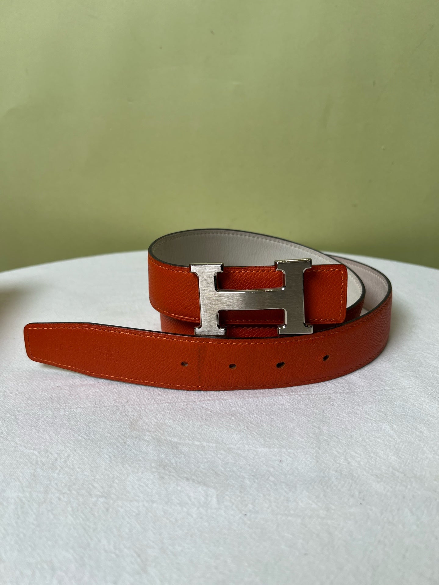Hermes Orange Belt