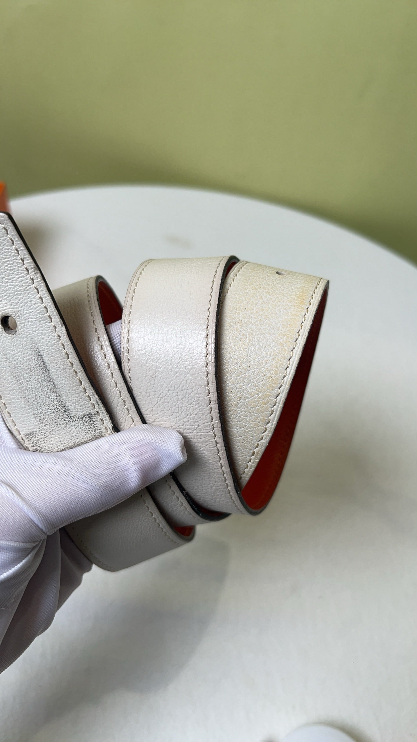 Hermes Orange Belt