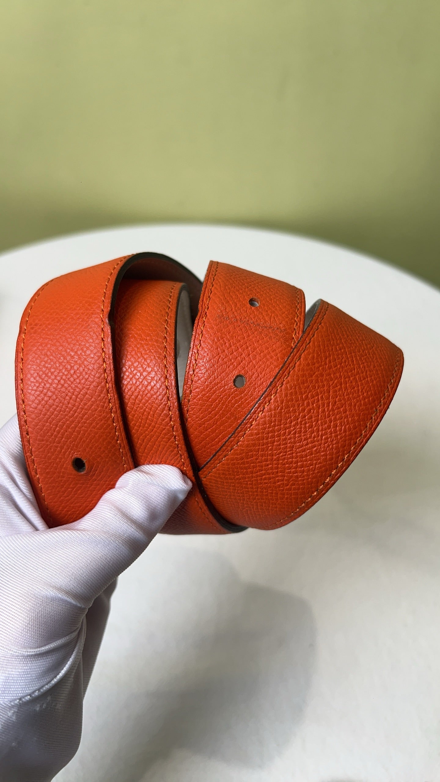 Hermes Orange Belt