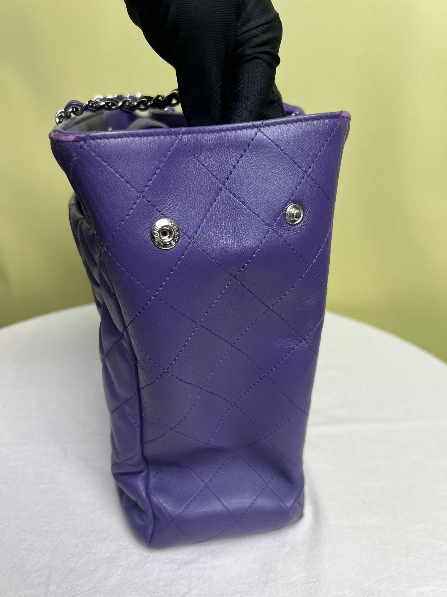 Chanel Purple Tote